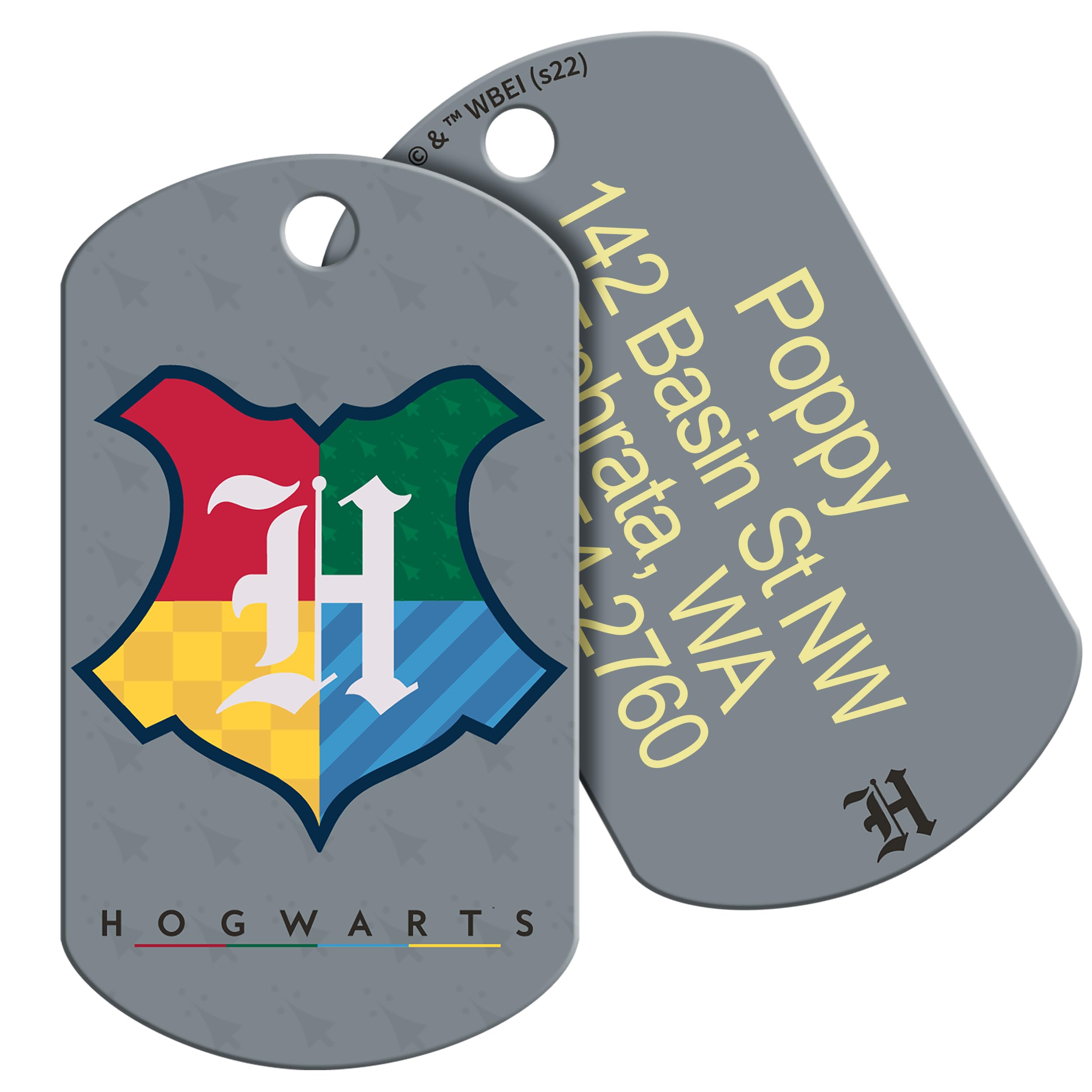 gotags-harry-potter-dog-id-tag-personalized-brass-tag image 1