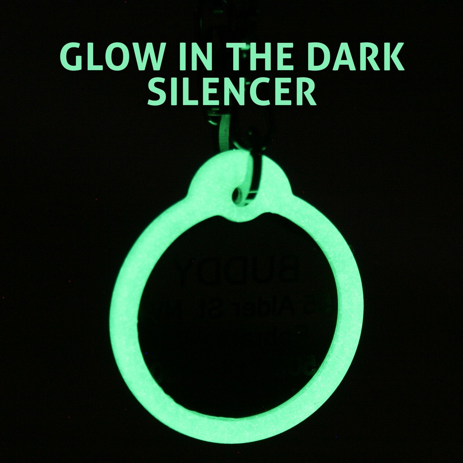 gotags-christmas-dog-id-tag-with-silencer-personalized-anodized-aluminum-glow-in image 4