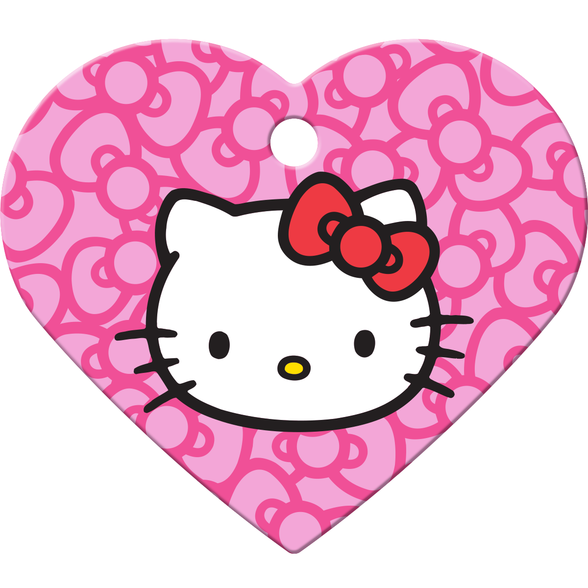 gotags-hello-kitty-dog-id-tag-personalized-engraved-brass-pet-tag image 2