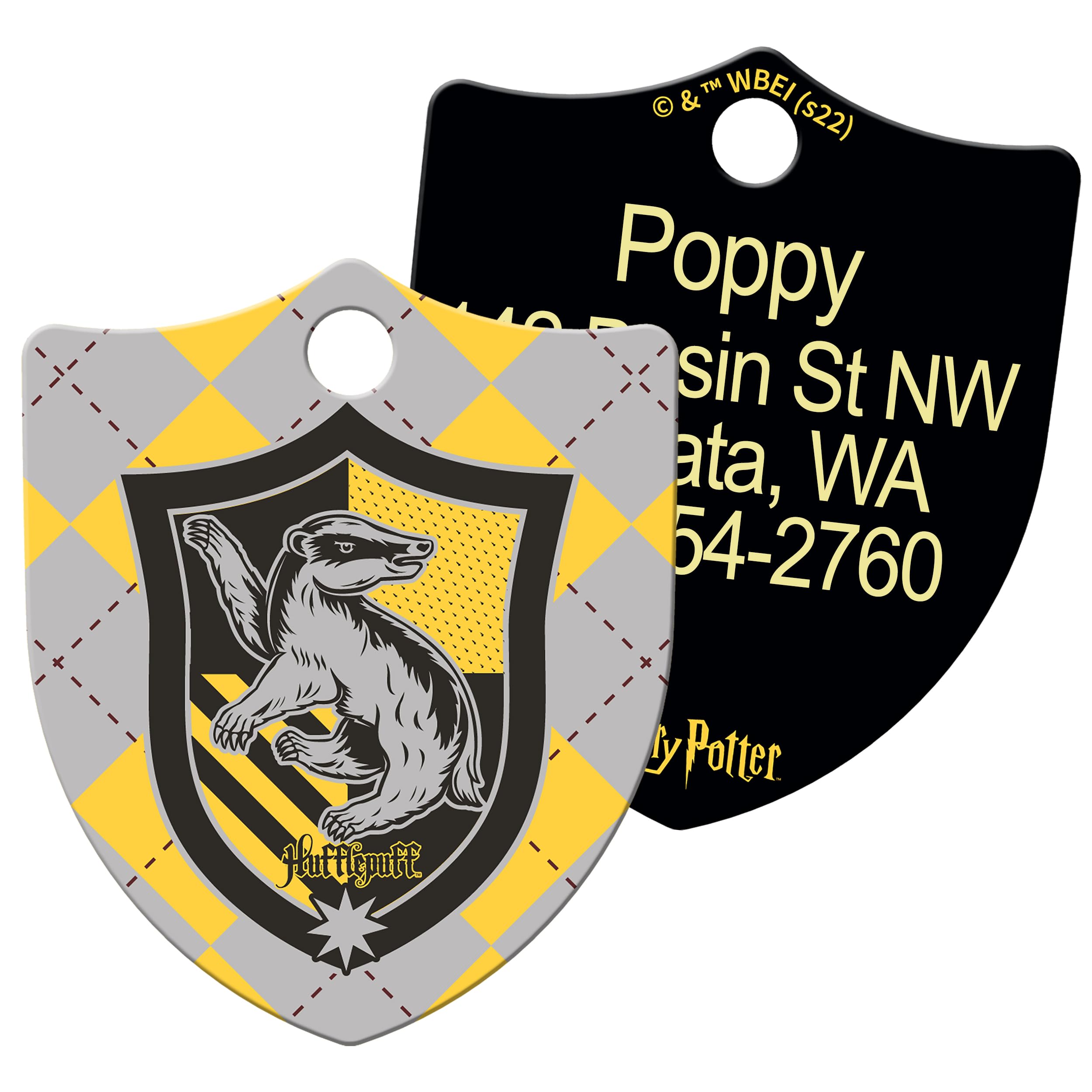gotags-harry-potter-dog-id-tag-personalized-brass-tag image 2