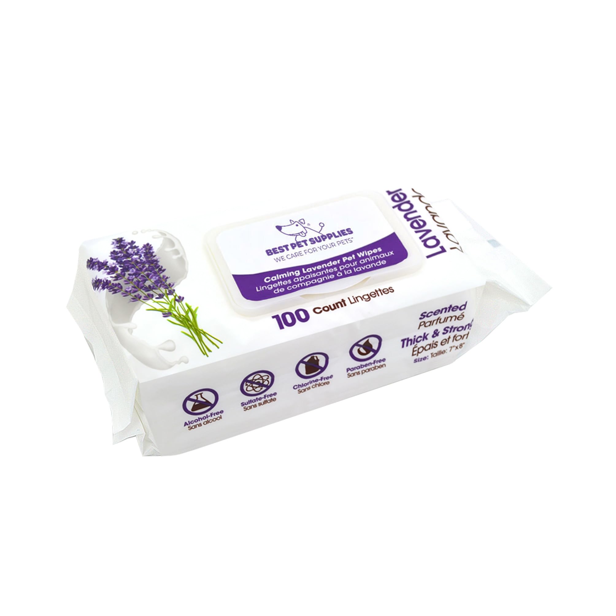 voyager-grooming-pet-wipes-8-x-9-large-hypoallergenic-wipes-for-dogs-and-cats-mu image 1
