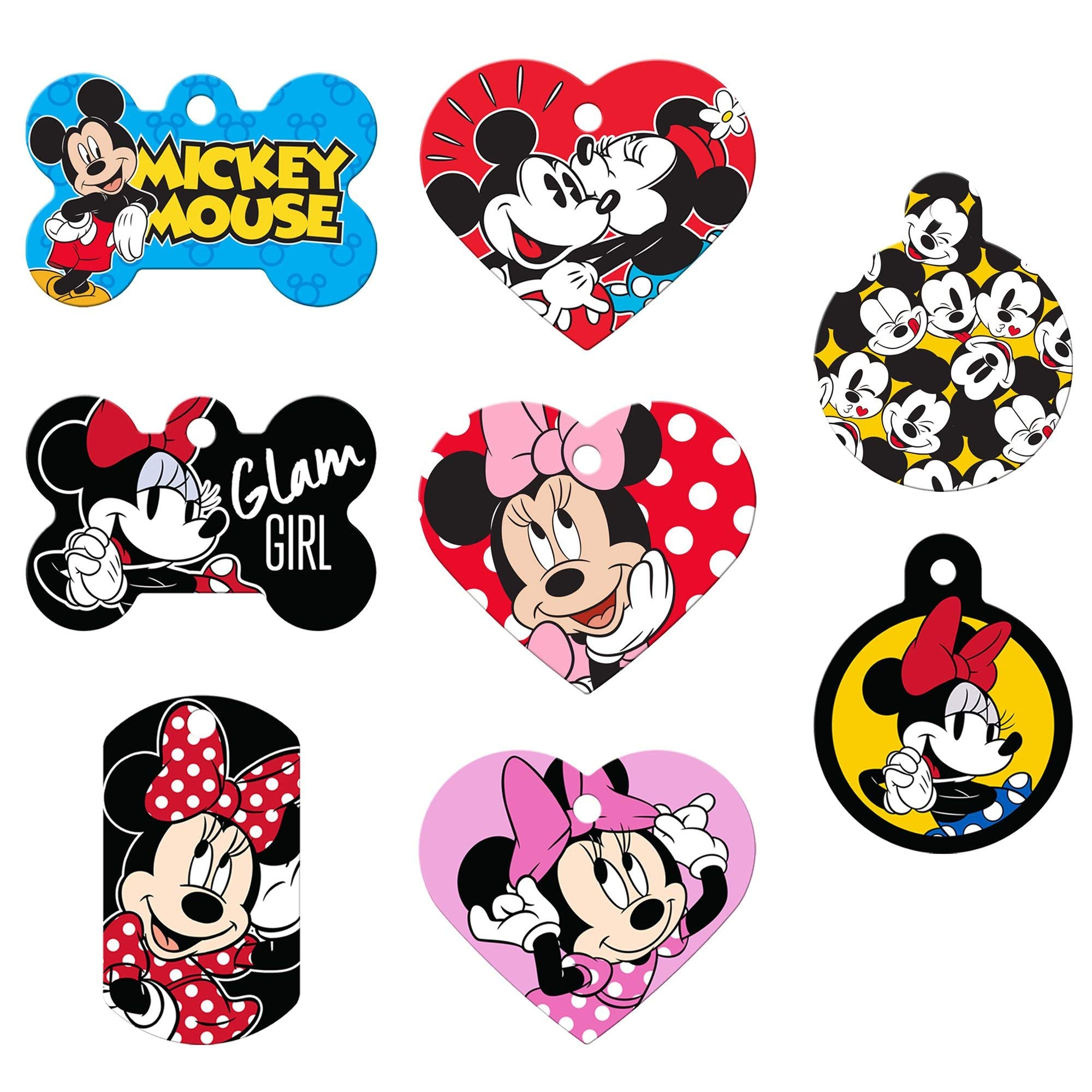 gotags-disney-mickey-minnie-mouse-dog-id-tag-personalized-engraved-brass-pet-tag image 8
