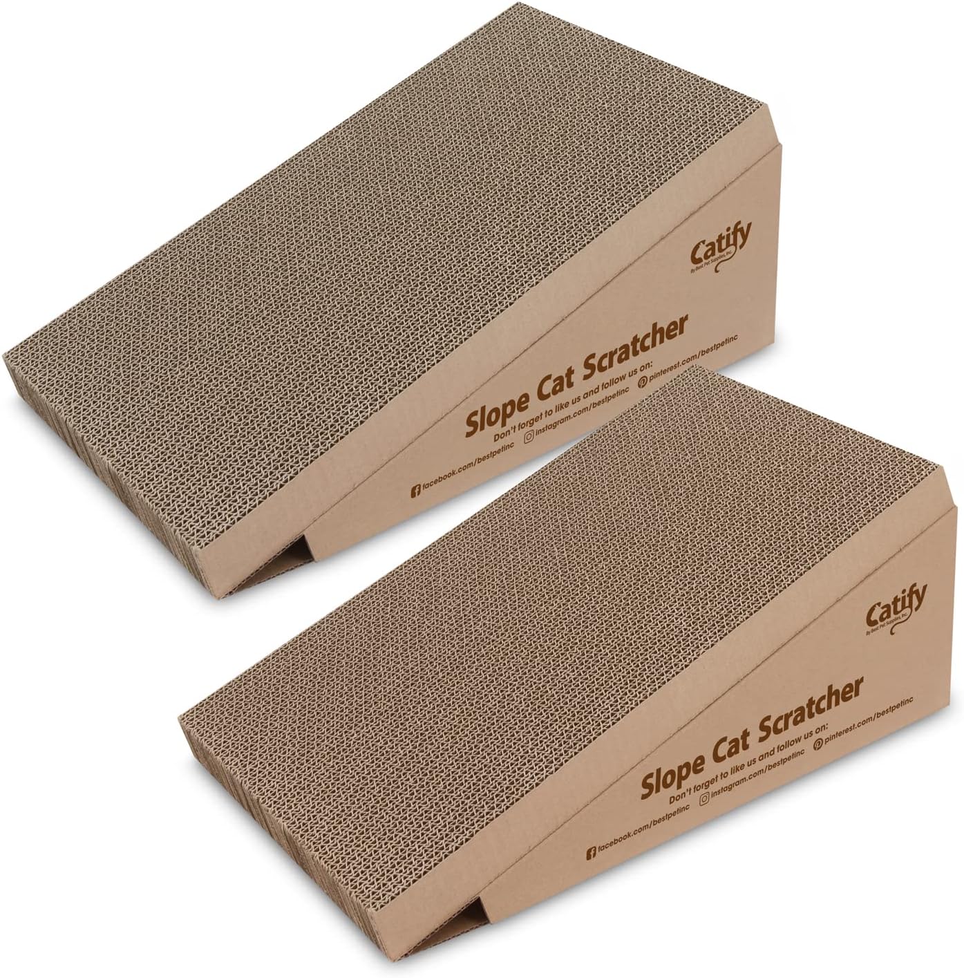 voyager-catify-slope-cat-scratcher-2-pack image 1