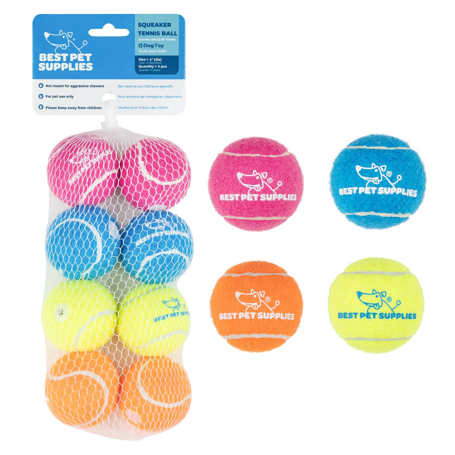 voyager-squeaky-tennis-dog-toys image 6