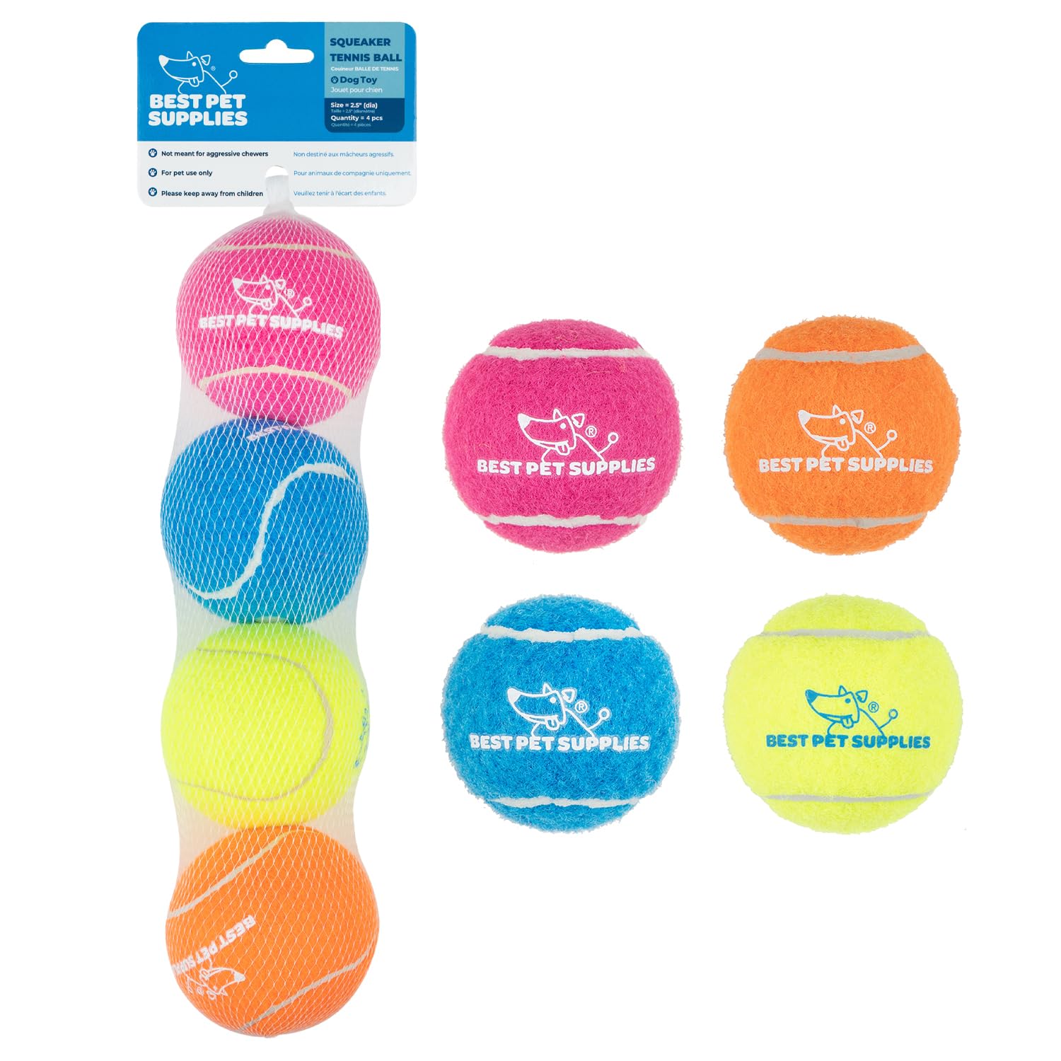 voyager-squeaky-tennis-dog-toys image 3