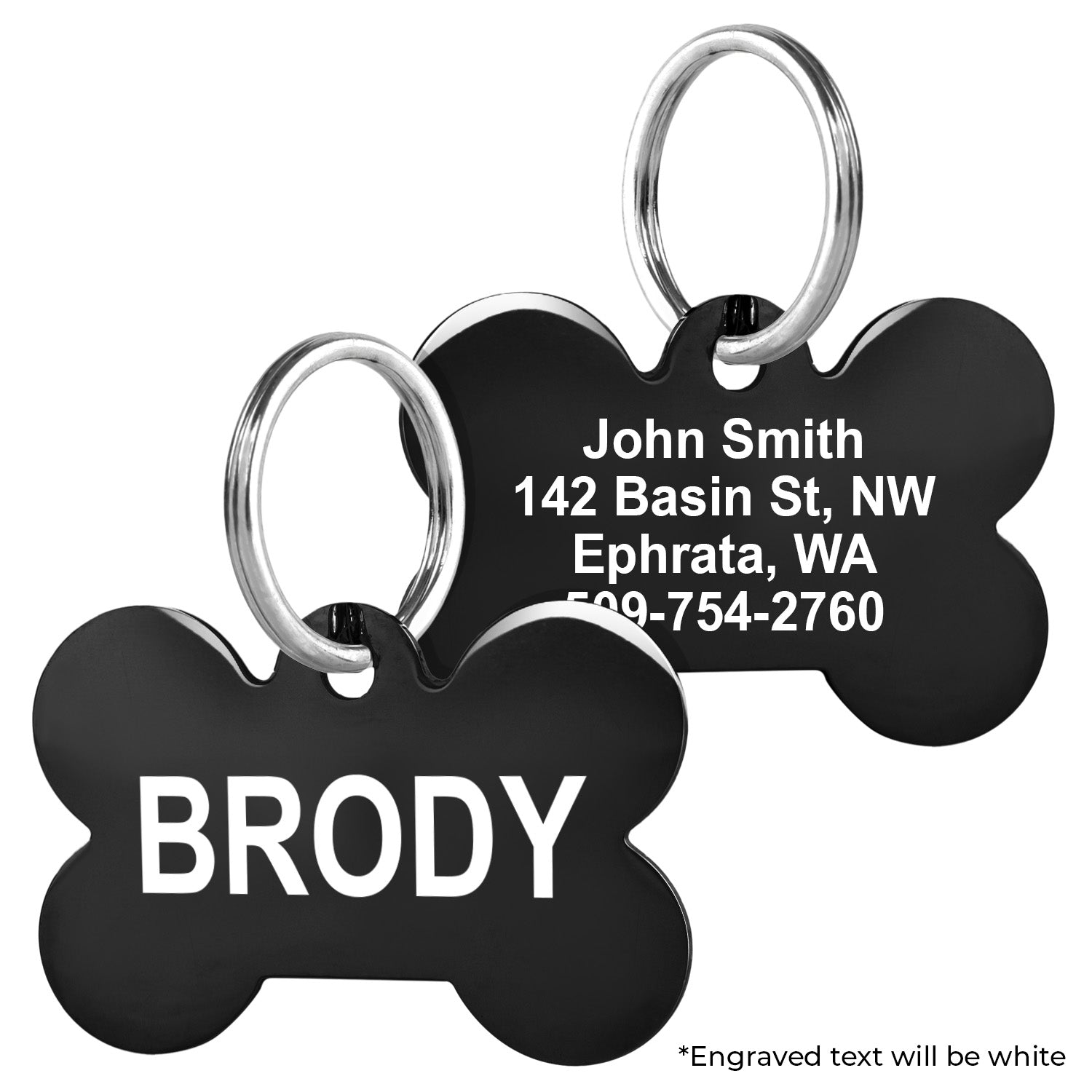 gotags-classic-bone-shaped-pet-id-tag-stainless-steel-double-sided-engraving image 3