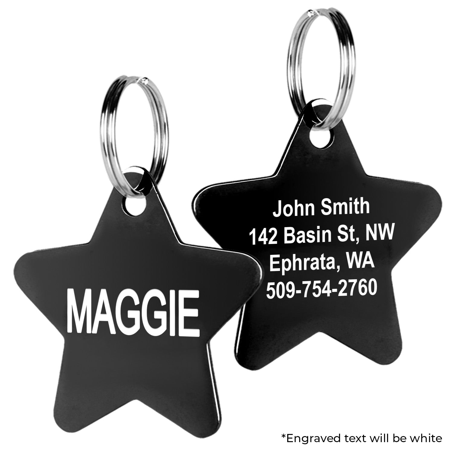 gotags-star-pet-id-tag-stainless-steel image 3