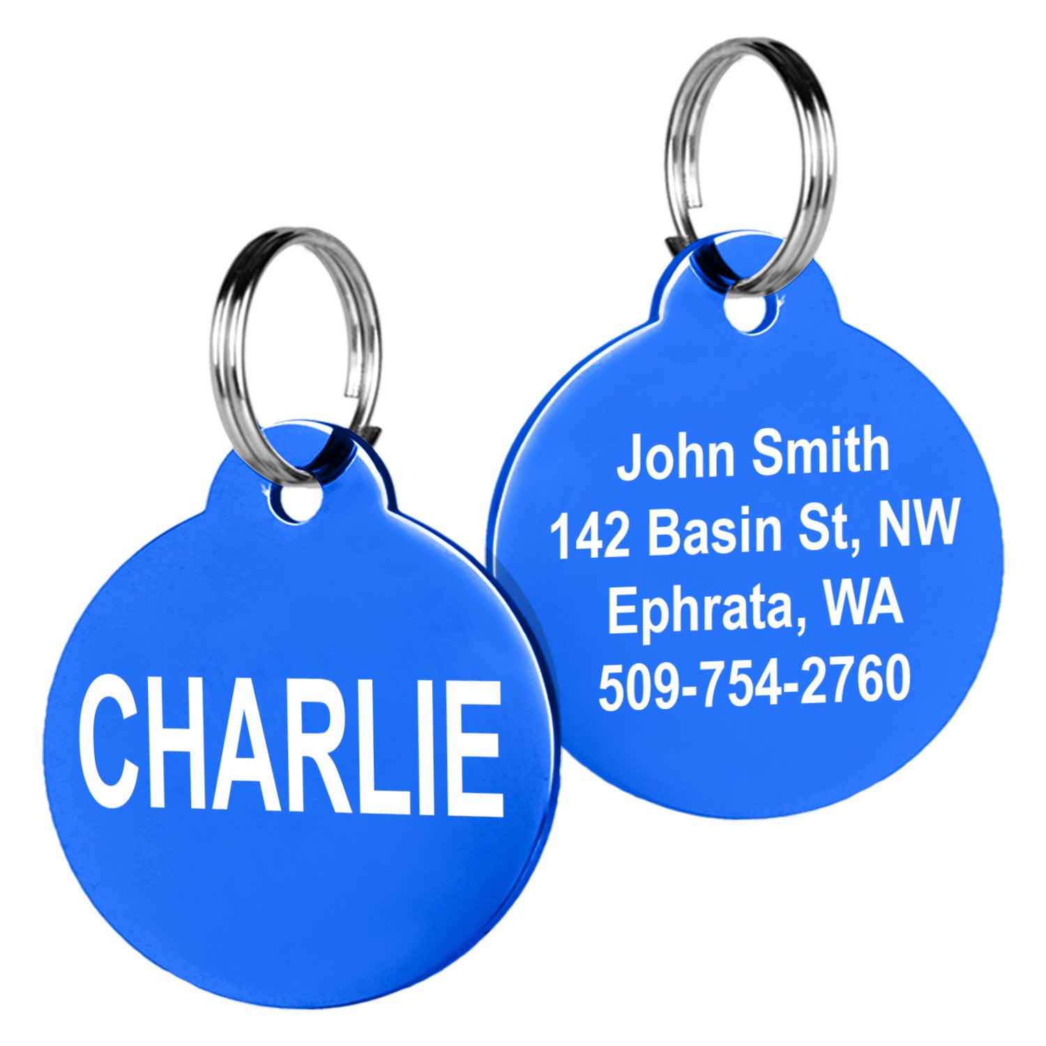 gotags-round-pet-id-tag-durable-stainless-steel-custom-engraved-on-both-sides-2- image 6