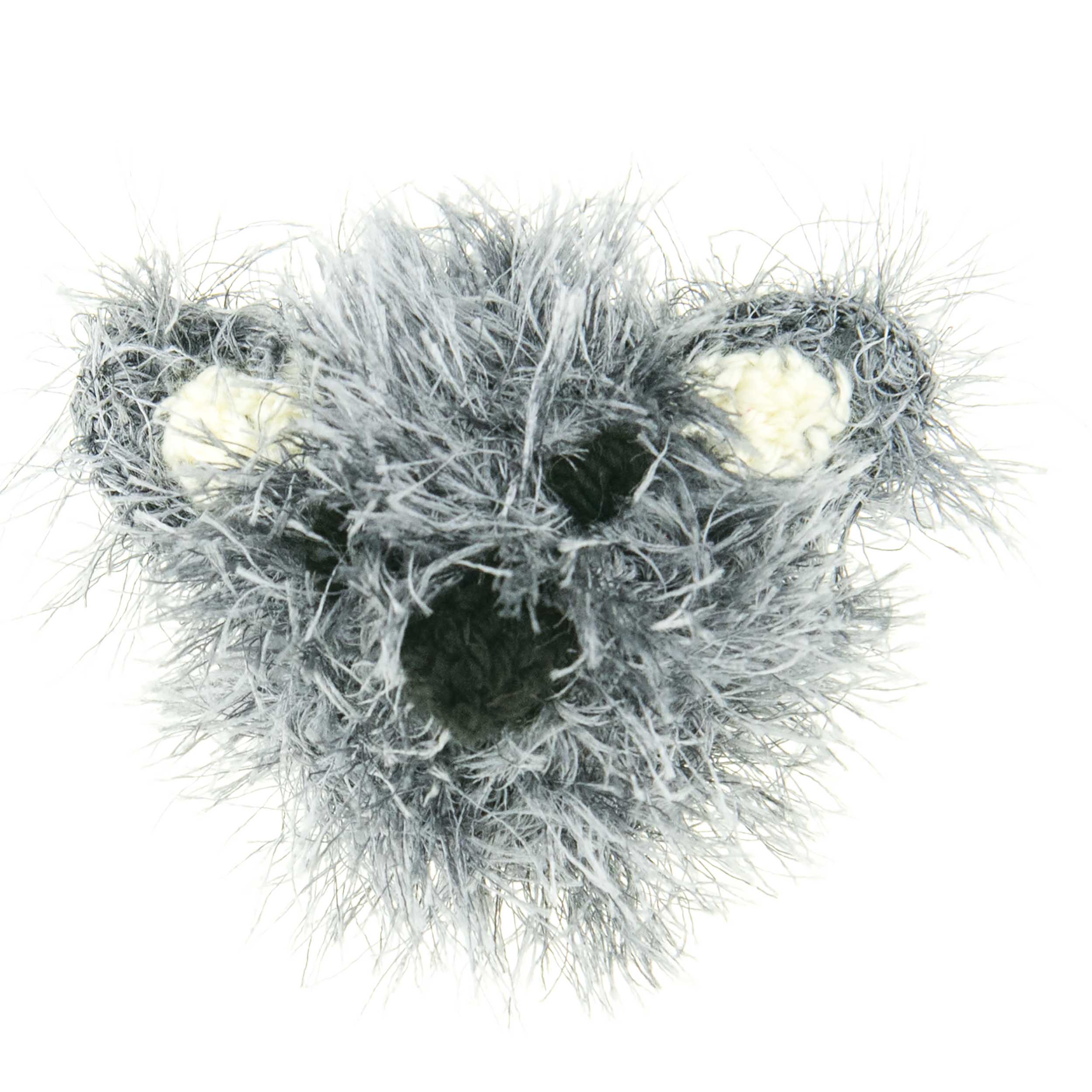 mendota-pet-ballhead-koala-handmade-squeaky-dog-toy-small-3-x3-x3 image 1