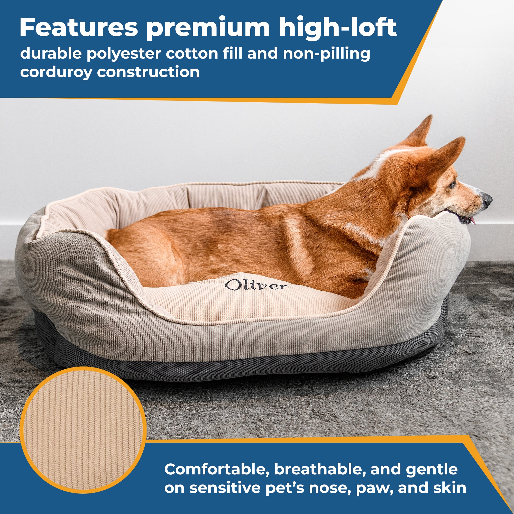 gotags-personalized-embroidered-round-waterproof-dog-bed image 3