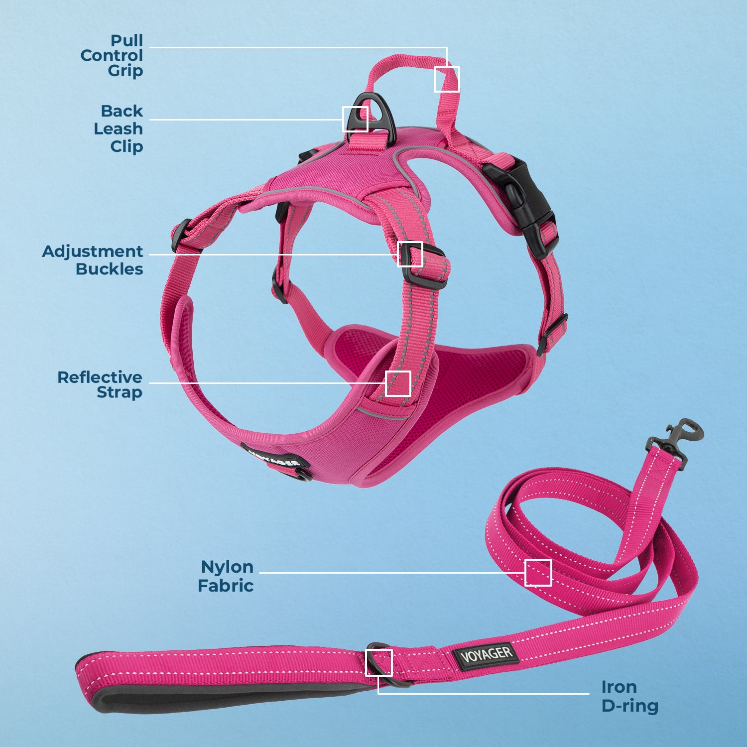 voyager-dual-attachment-dog-harness-leash-set-no-pull-control-with-front-and-bac image 6