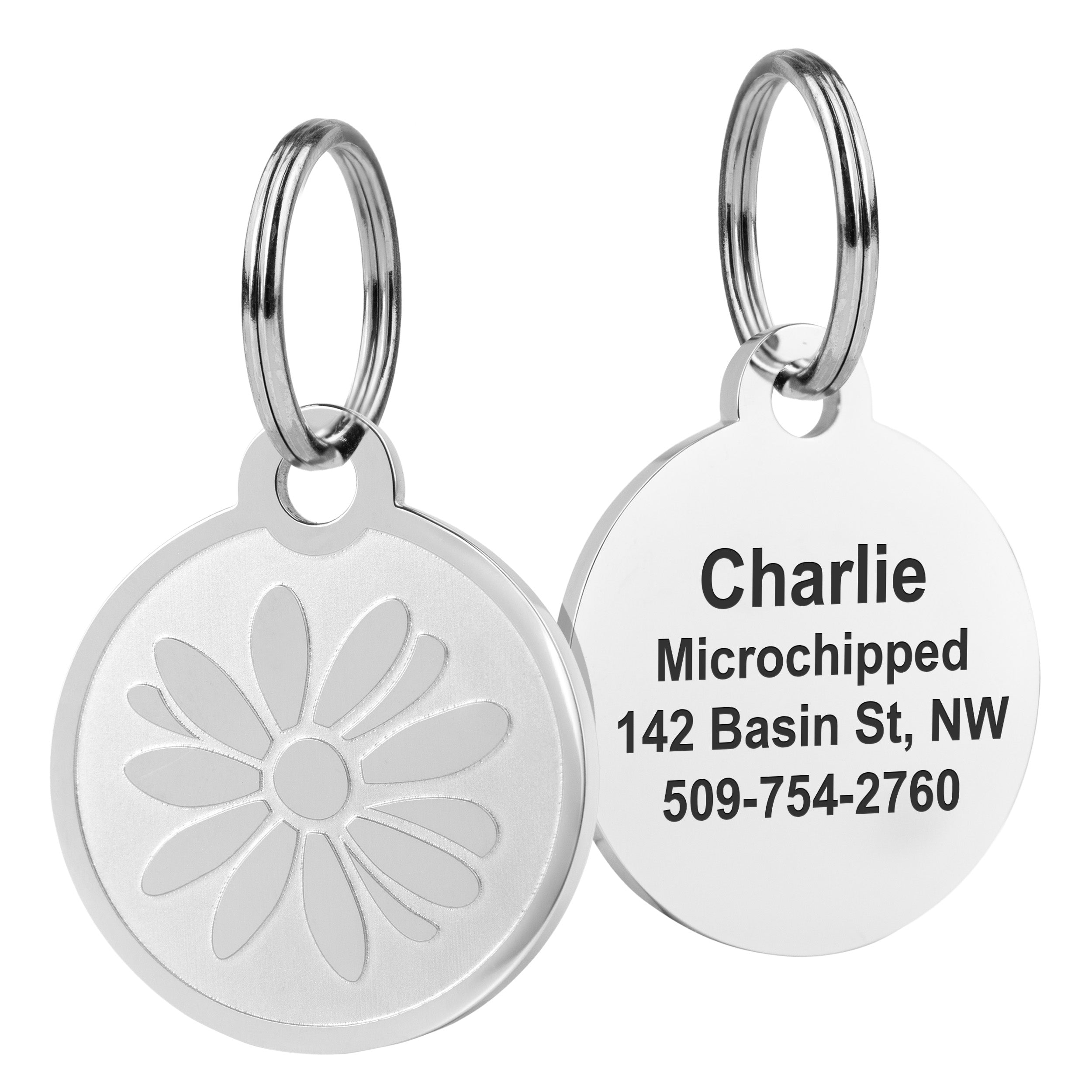 gotags-embossed-pet-id-tag-7-designs-stainless-steel-custom-engraving image 2