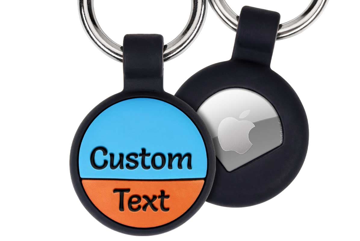gotags-personalized-airtag-keychain-engraved-silicone-gps-tracker-holder image 1