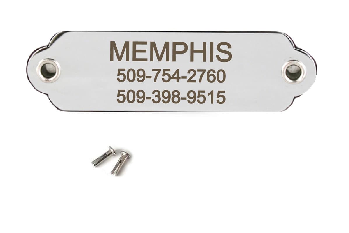 gotags-rivet-on-dog-collar-nameplate-stainless-steel-custom-engraved-id image 1