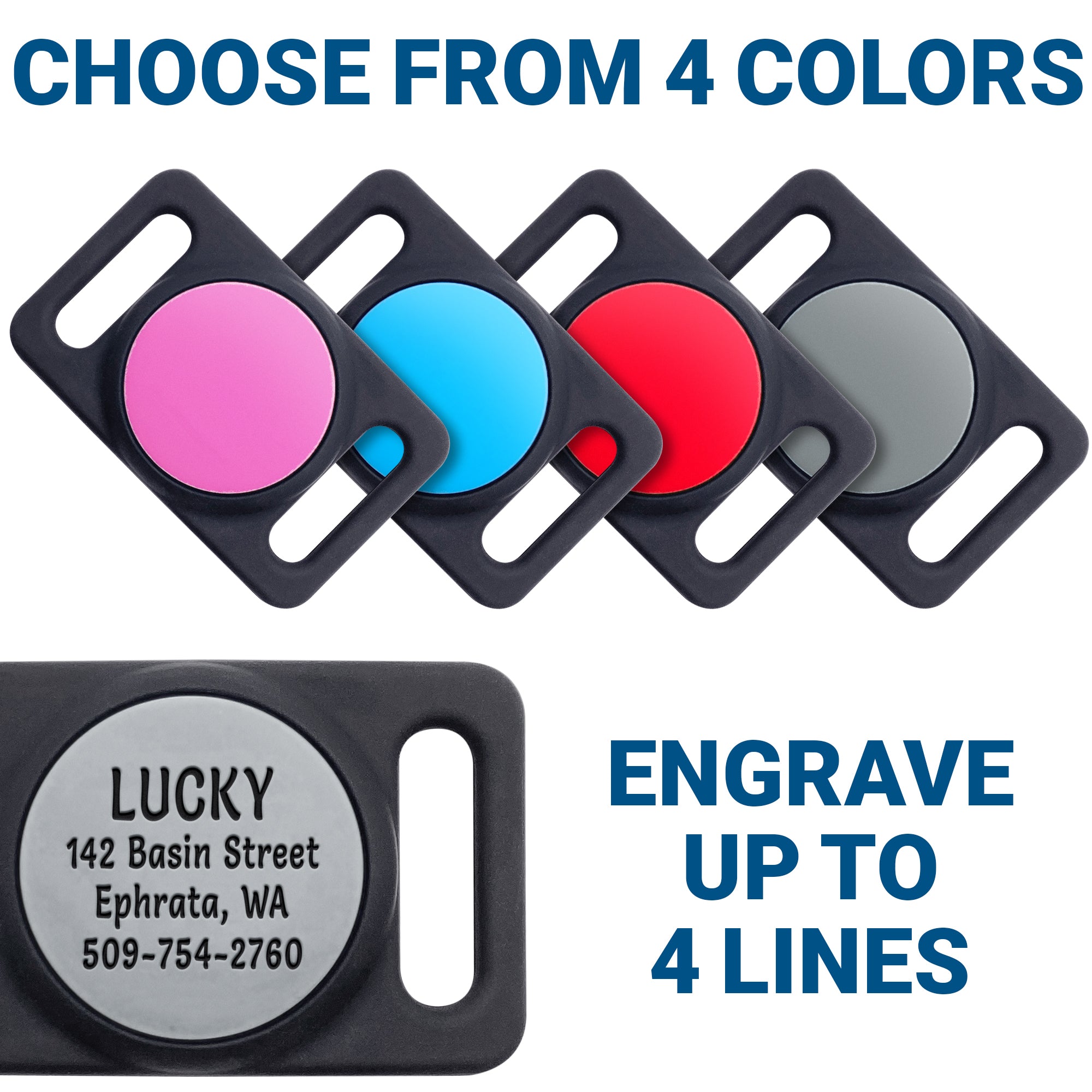 gotags-airtag-pet-collar-holder-personalized image 3