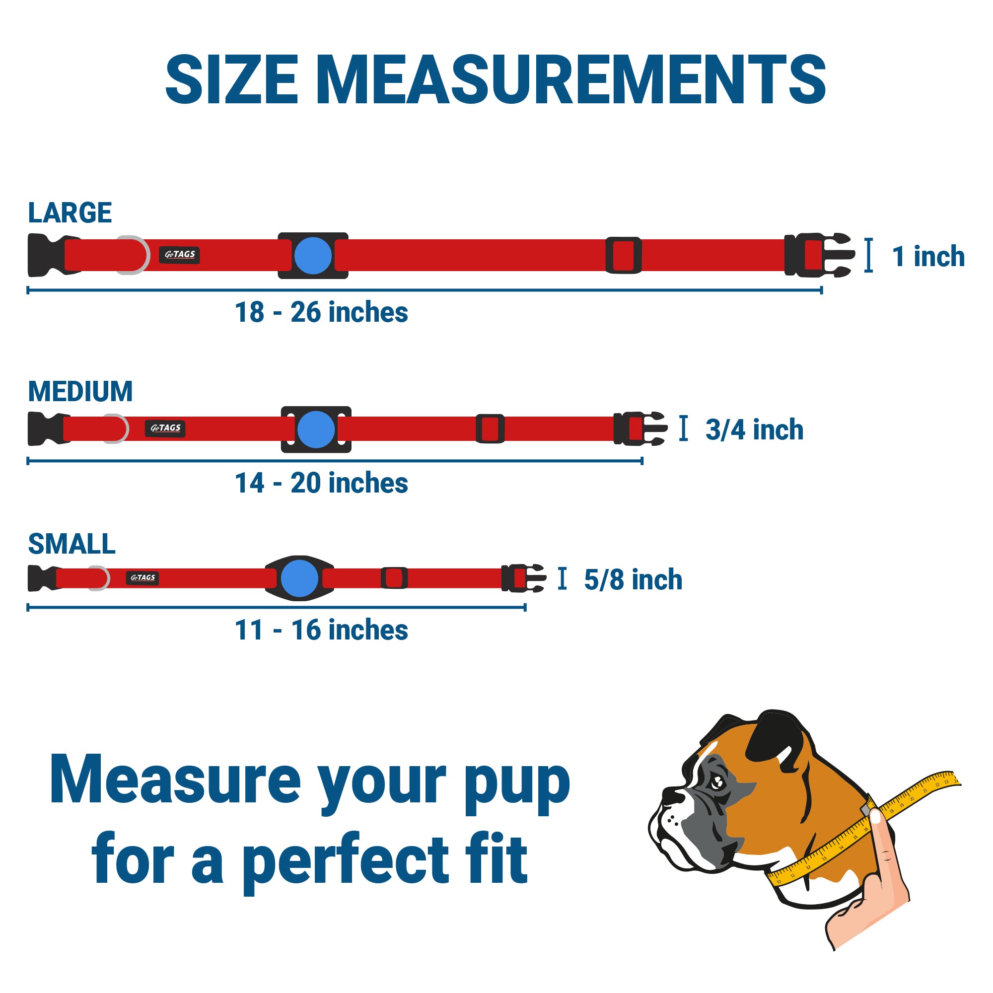 gotags-pet-collar-with-airtag-holder-personalized-premium-nylon-silicone-holder image 2