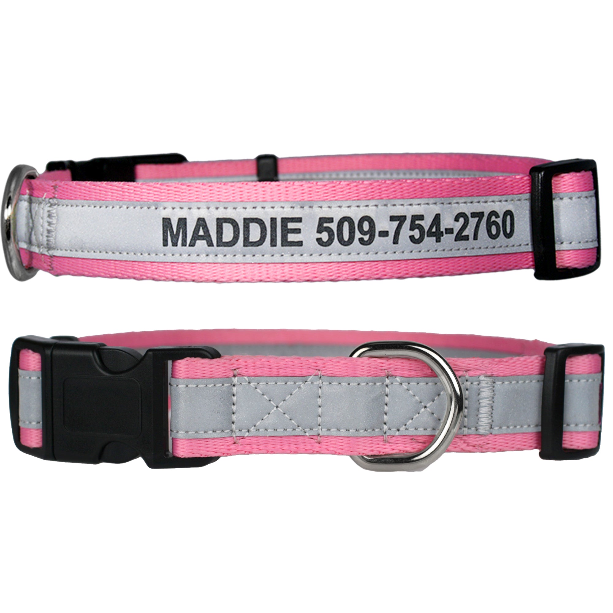 gotags-personalized-engraved-reflective-dog-collar-with-quick-release-buckle-adj image 6