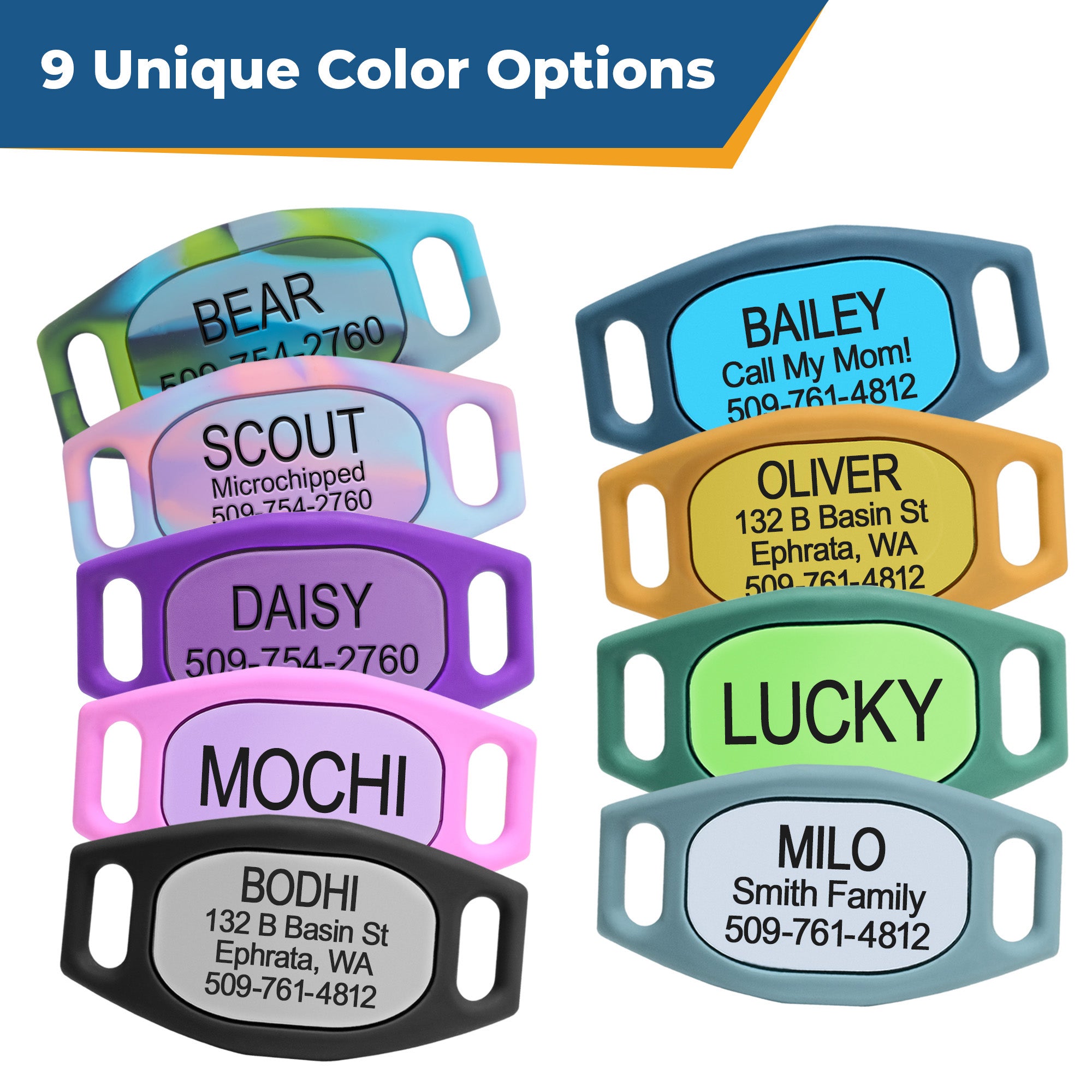 gotags-silicone-silent-slide-on-pet-id-tag-comfortable-no-jingle-multiple-sizes- image 1