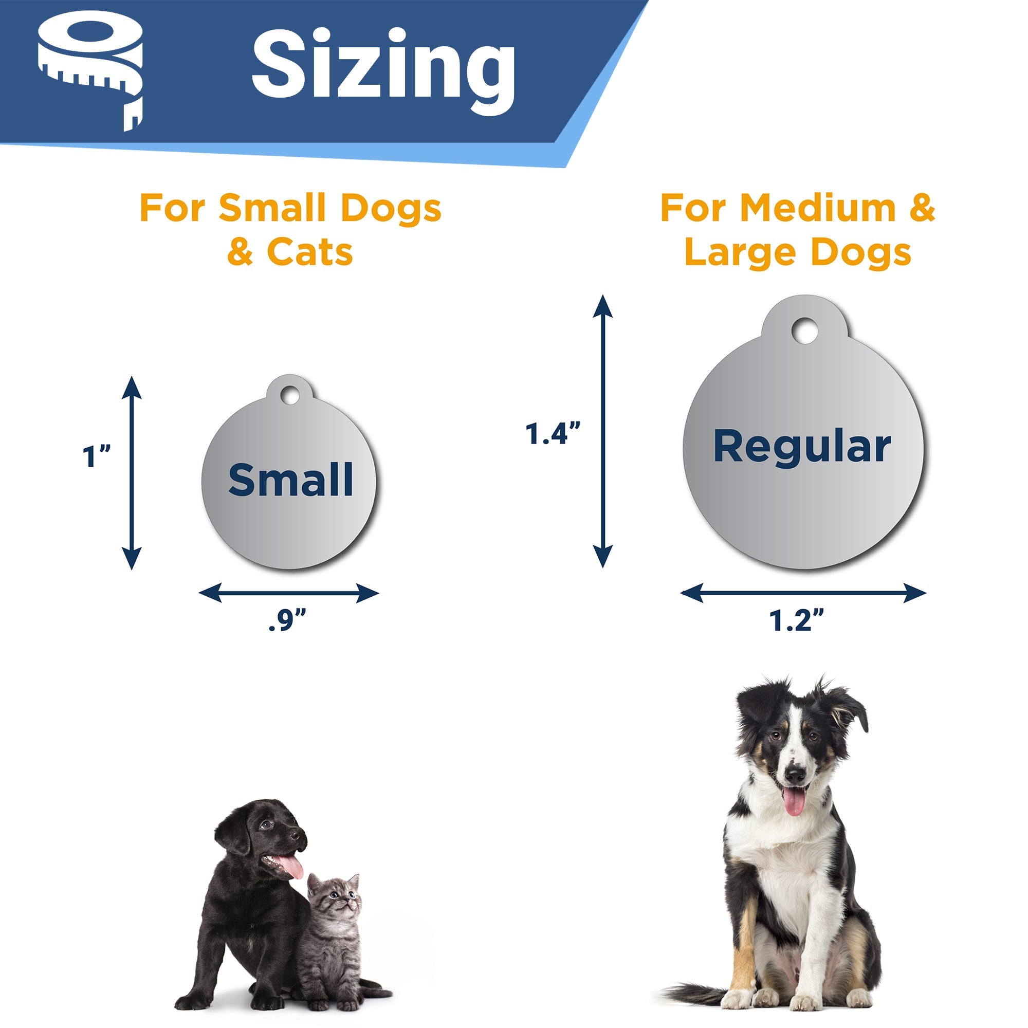 gotags-round-pet-id-tag-with-paw-cutout-personalized-stainless-steel image 4