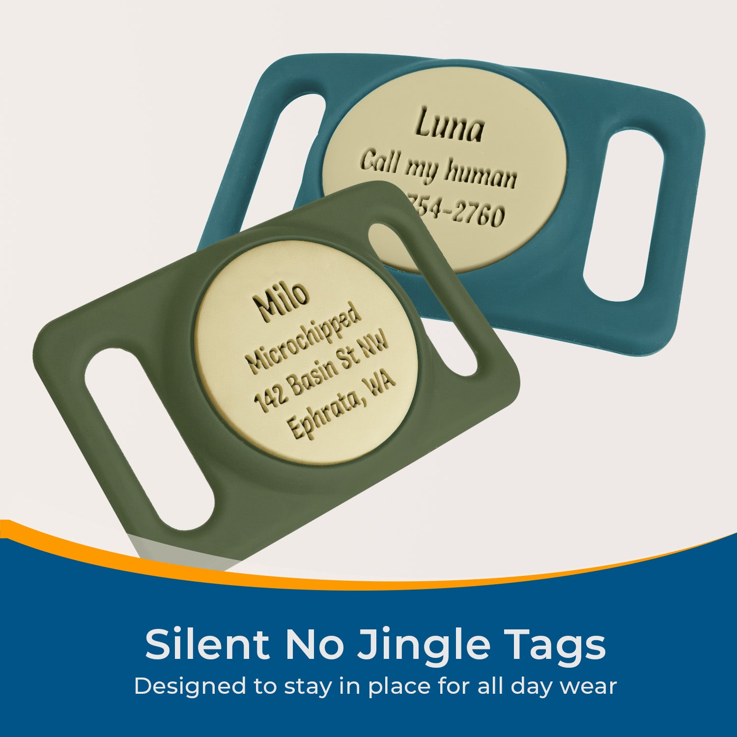gotags-personalized-airtag-dog-collar-holder-silicone-laser-engraved-id-secure-f image 4