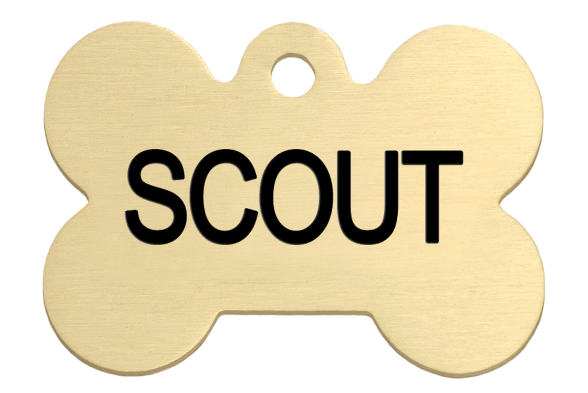gotags-bone-shape-brass-dog-tags image 3