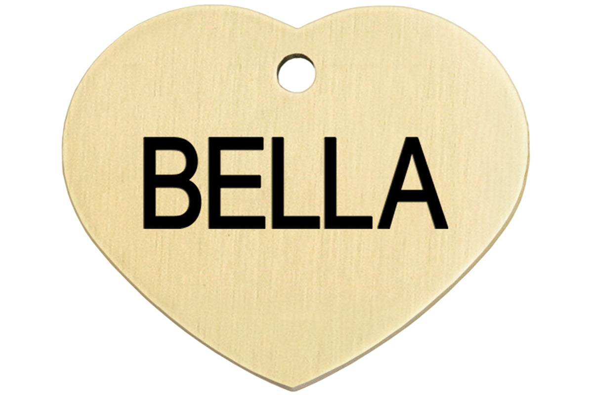 gotags-heart-shape-brass-dog-id-tag-personalized-double-sided-engraving image 3