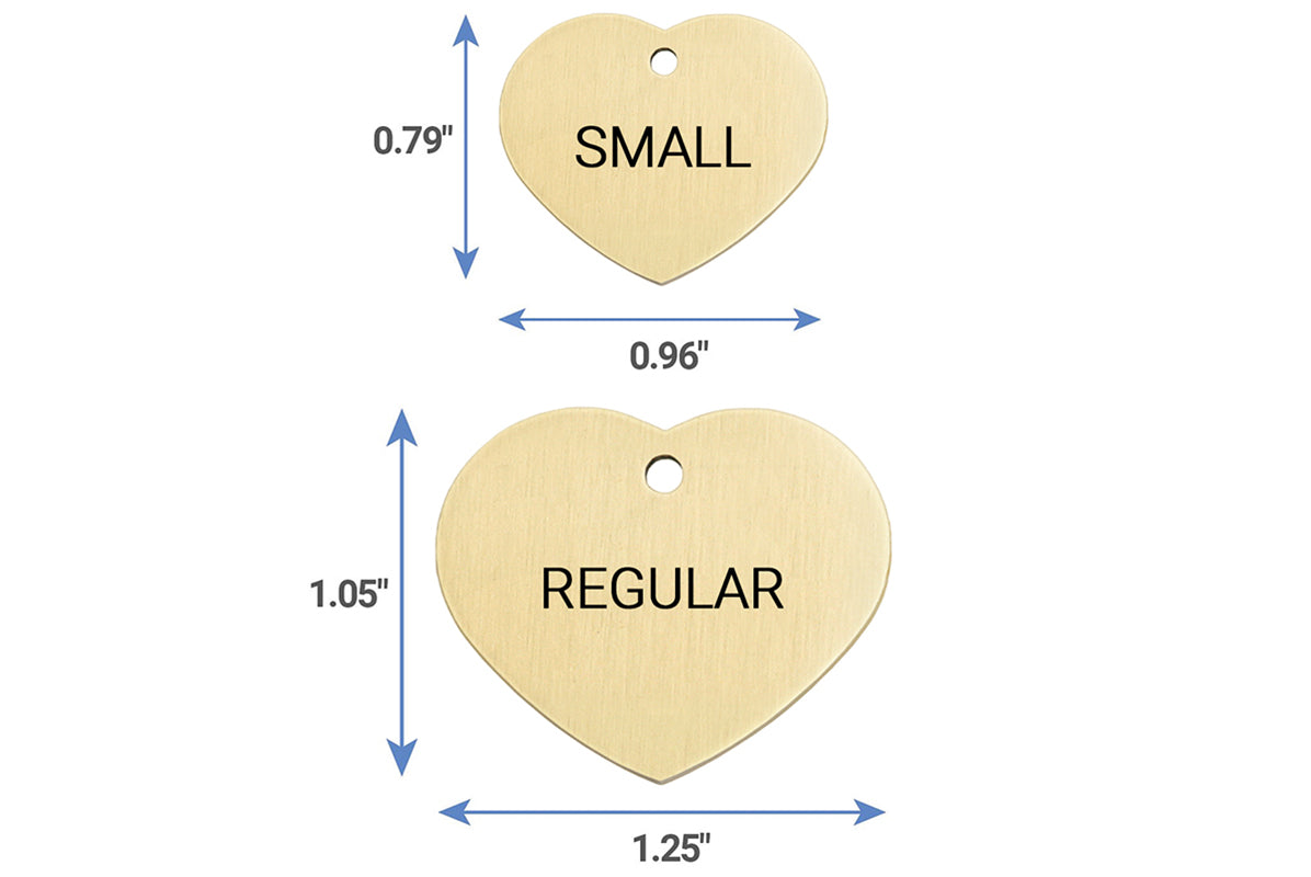 gotags-heart-shape-brass-dog-id-tag-personalized-double-sided-engraving image 6