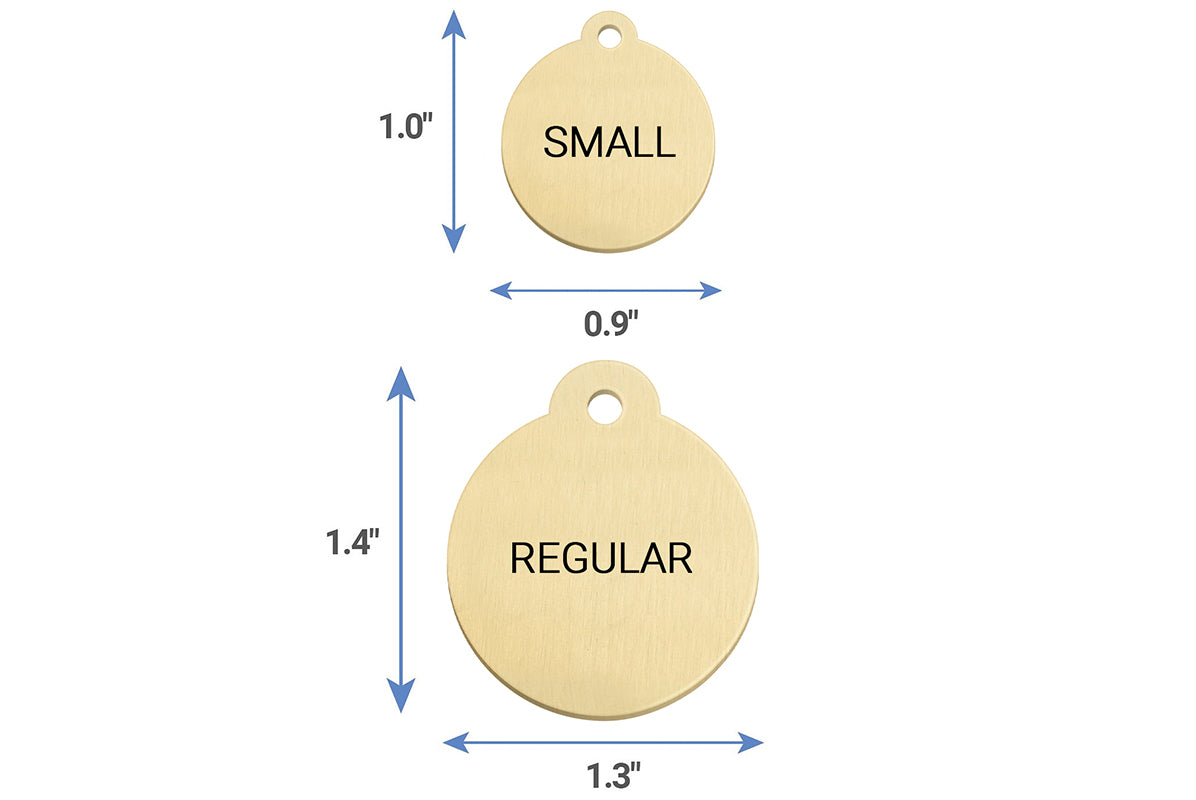 gotags-round-brass-dog-id-tag-personalized image 6