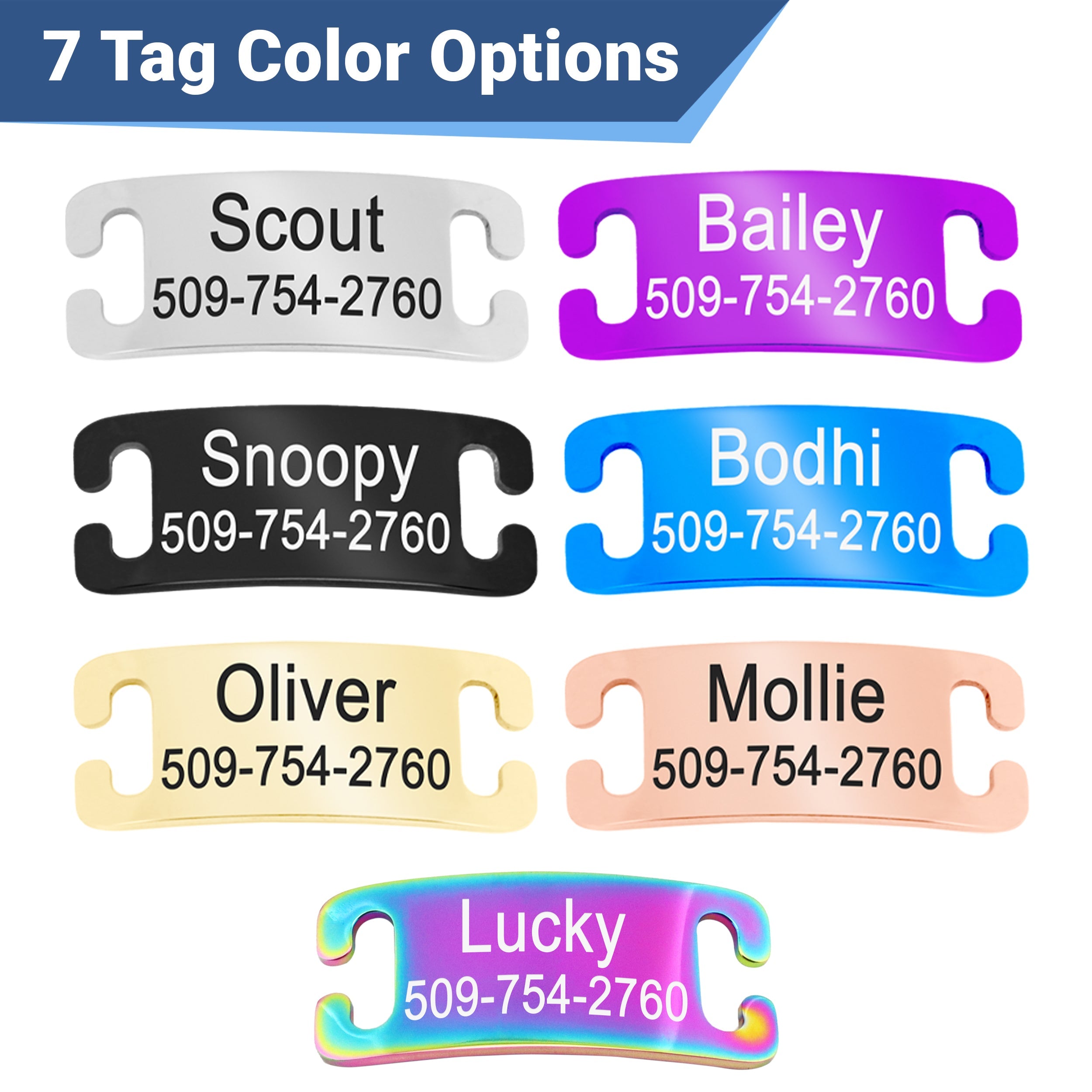 gotags-breakaway-cat-collar-with-slide-on-silent-id-tag-safety-buckle-removable- image 2
