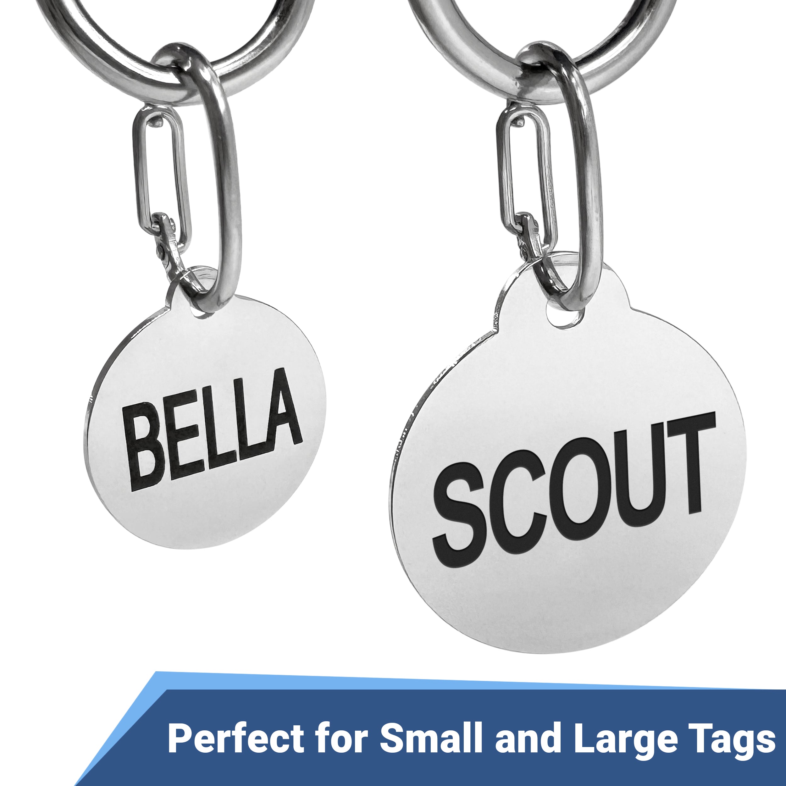 gotags-easy-swap-dog-tag-clip-stainless-steel-secure-spring-loaded image 3