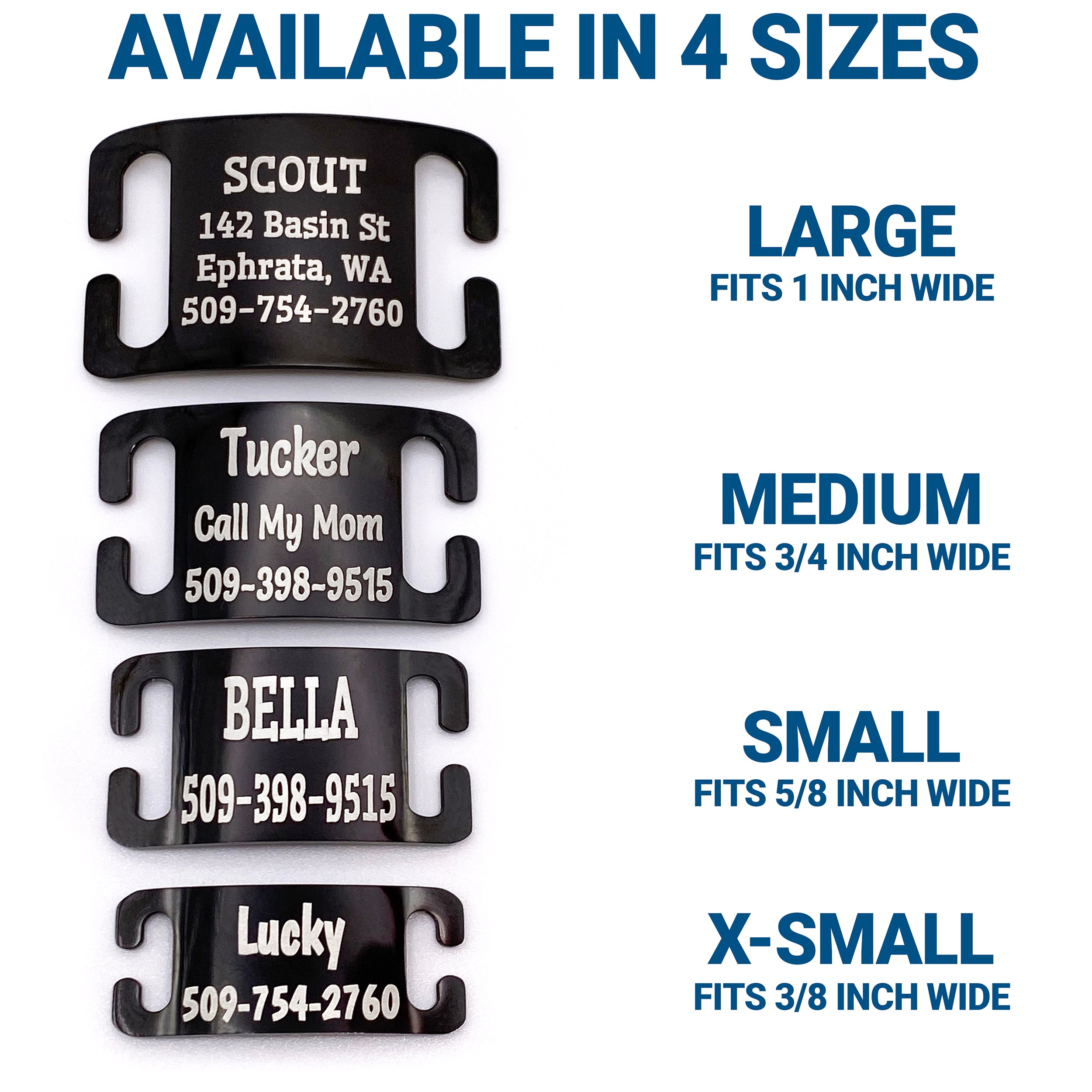 gotags-silent-slide-on-pet-id-tag-stainless-steel-fits-most-collars image 3