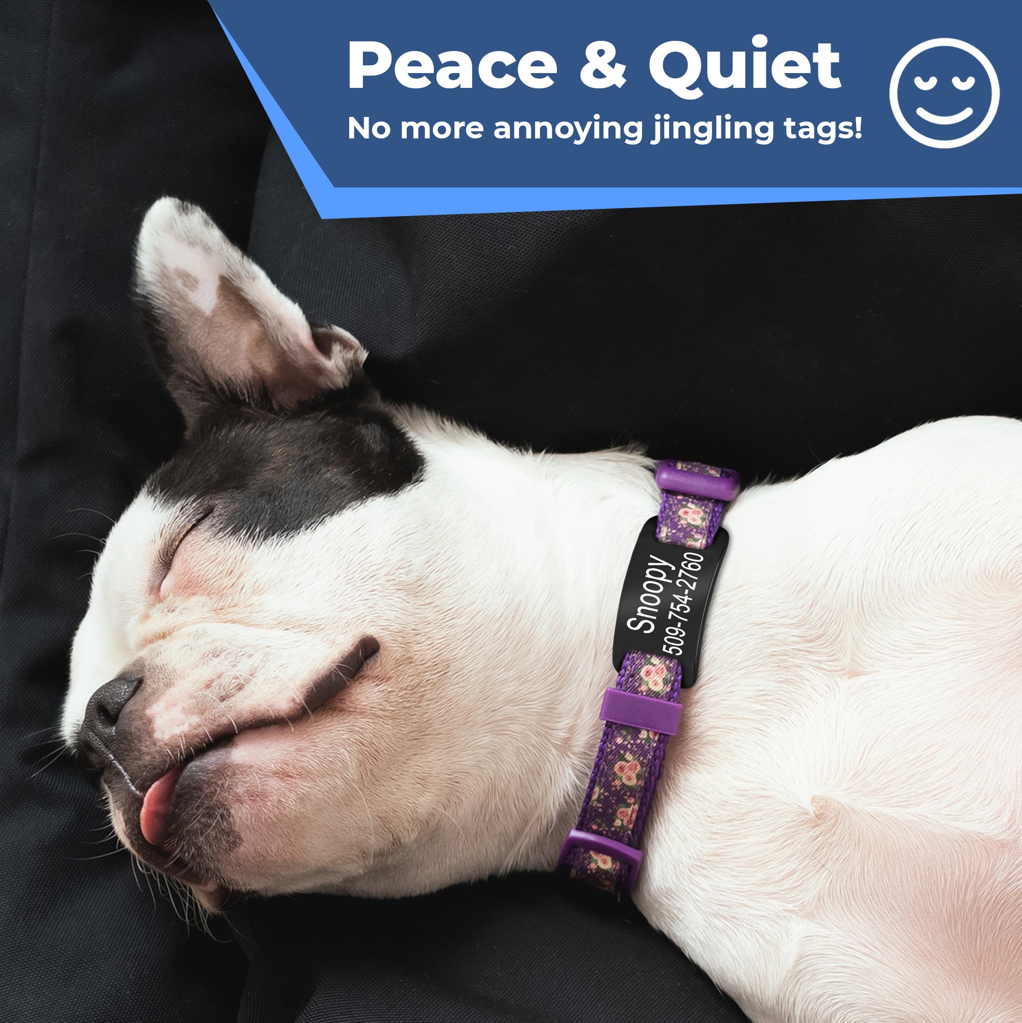 gotags-silent-slide-on-pet-id-tag-stainless-steel-fits-most-collars image 4