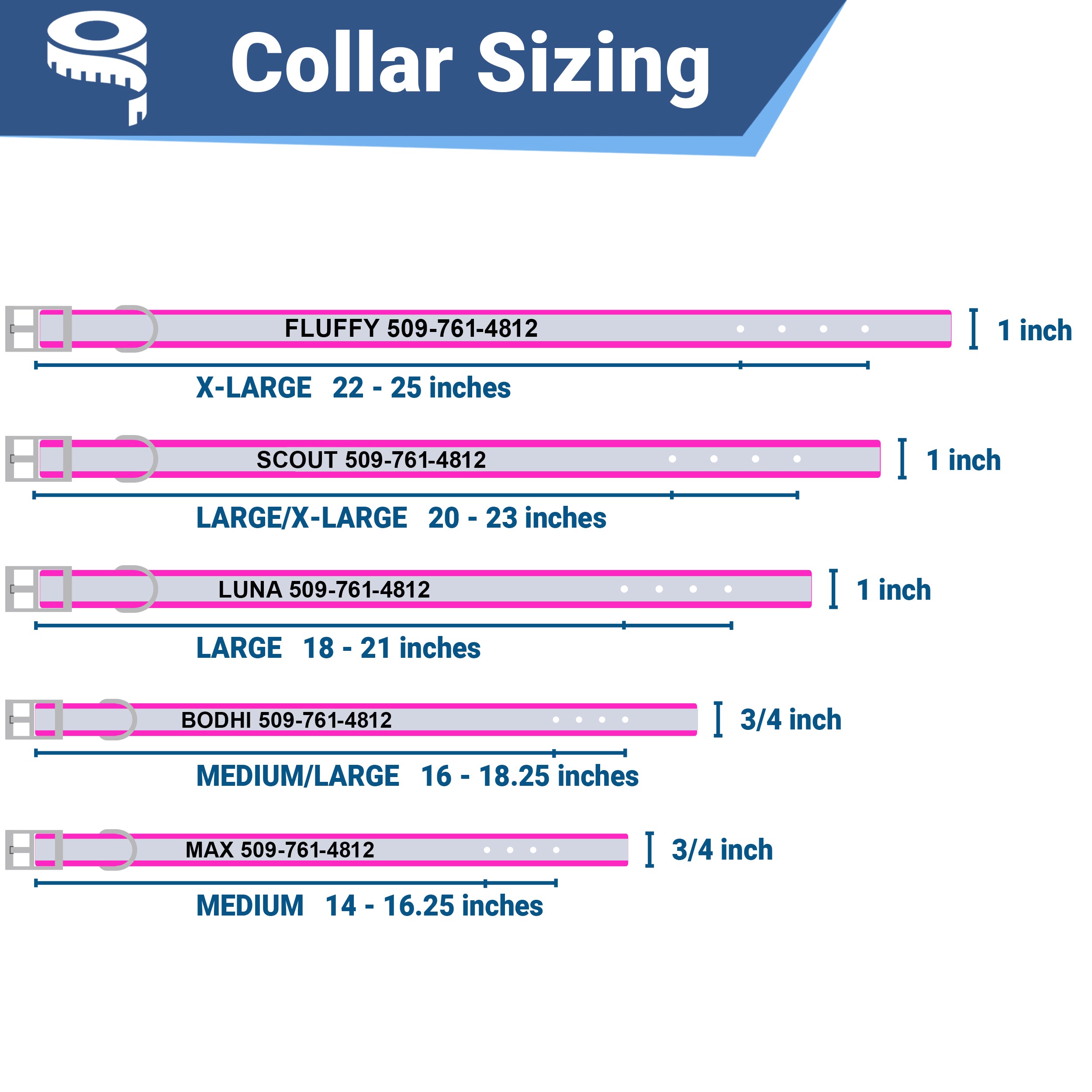 gotags-personalized-reflective-waterproof-dog-collar image 4