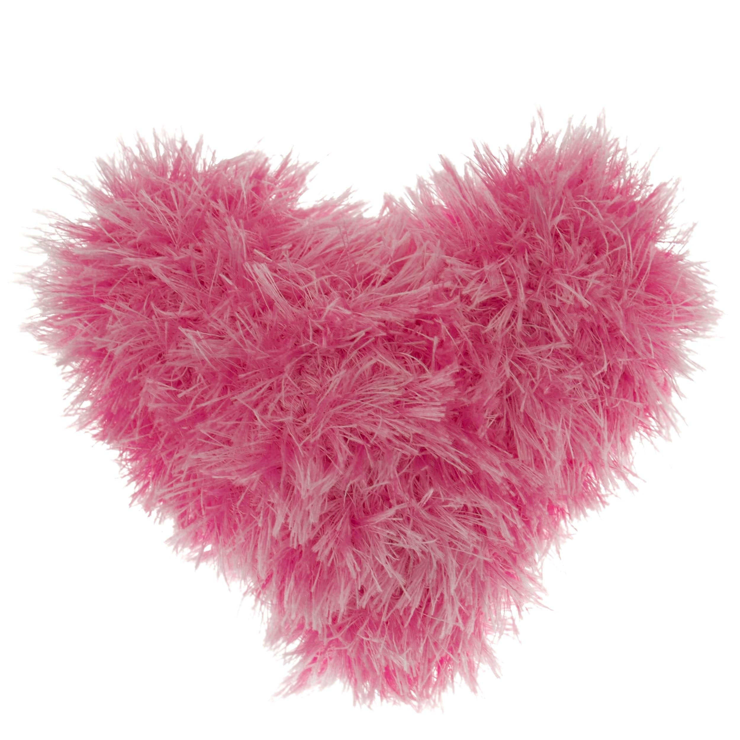 oomaloo-heart-handmade-squeaky-dog-toy-medium-5-x4-x3-funky-fur-heavy-duty-squea image 1