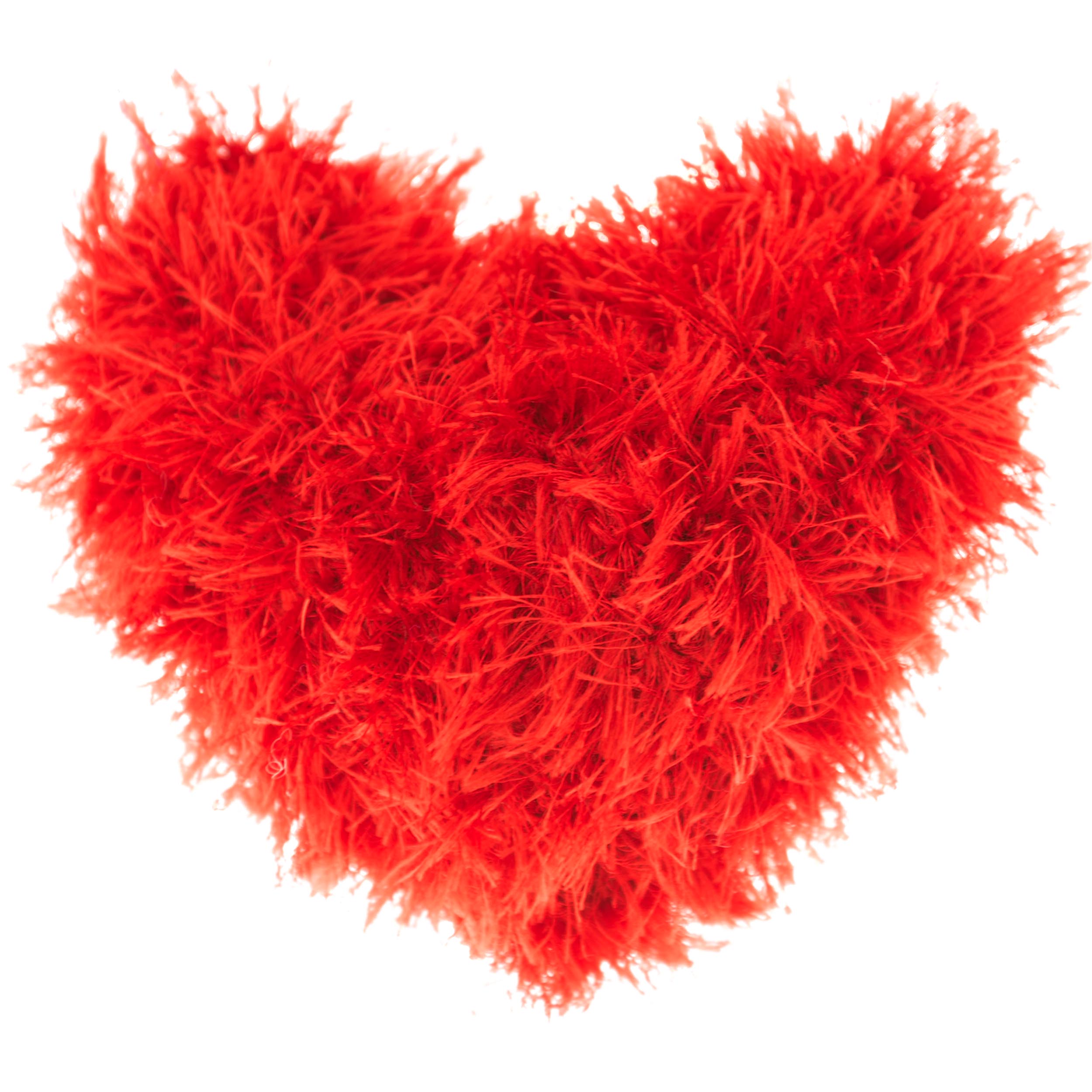 oomaloo-heart-handmade-squeaky-dog-toy-medium-5-x4-x3-funky-fur-heavy-duty-squea image 3