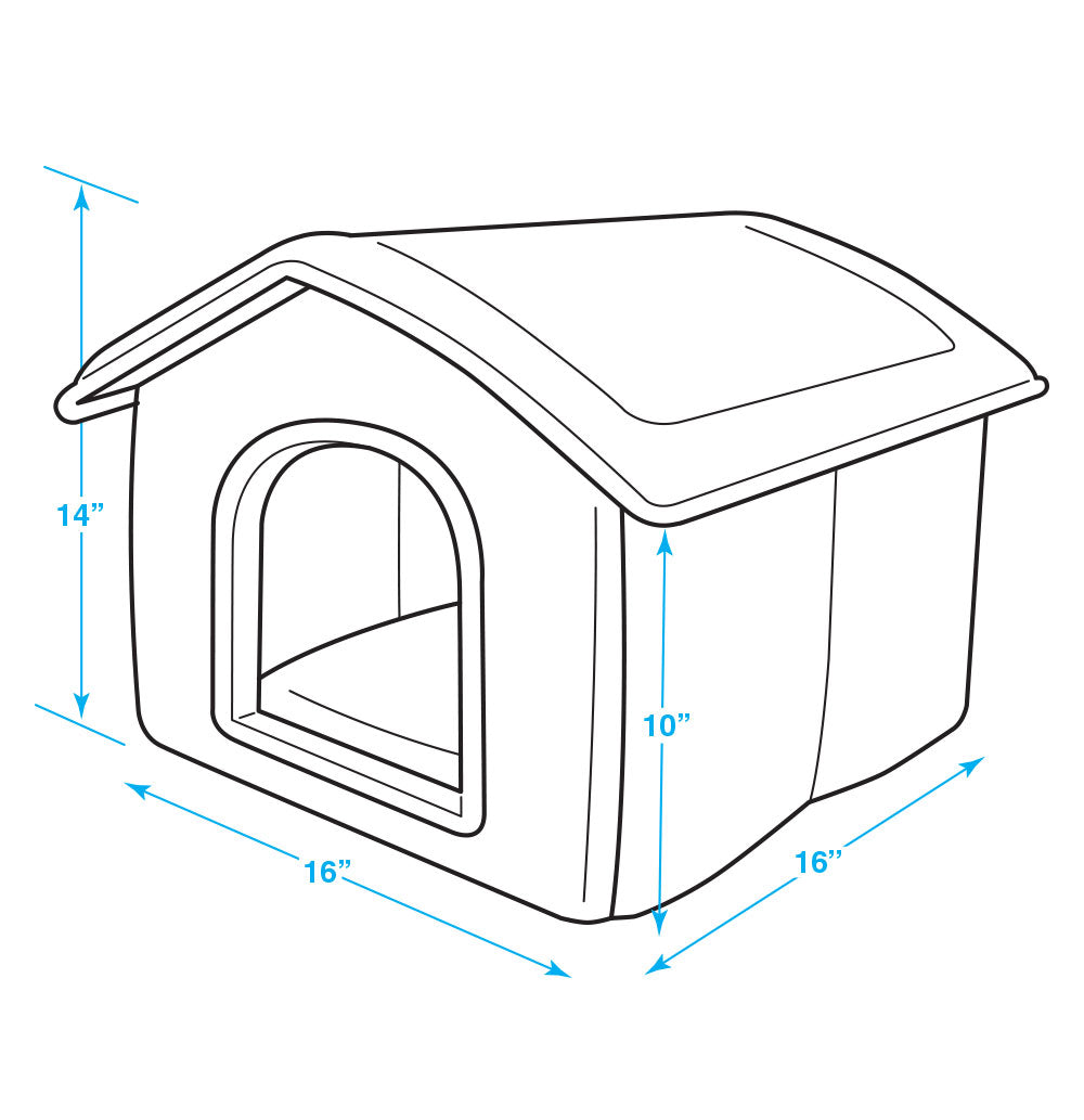 voyager-plush-indoor-pet-house-cozy-hideaway-bed-for-cats-dogs-kittens-puppies image 6