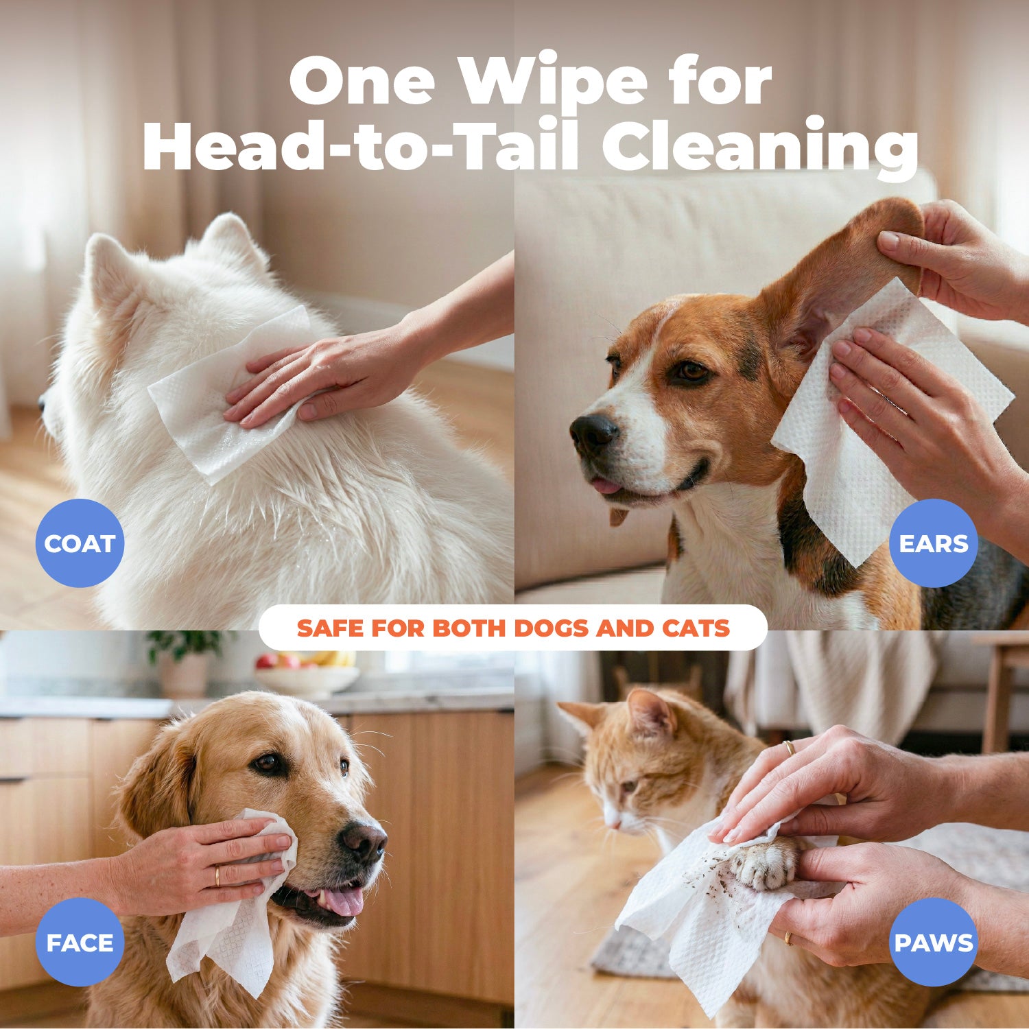voyager-grooming-pet-wipes-8-x-9-large-hypoallergenic-wipes-for-dogs-and-cats-mu image 3