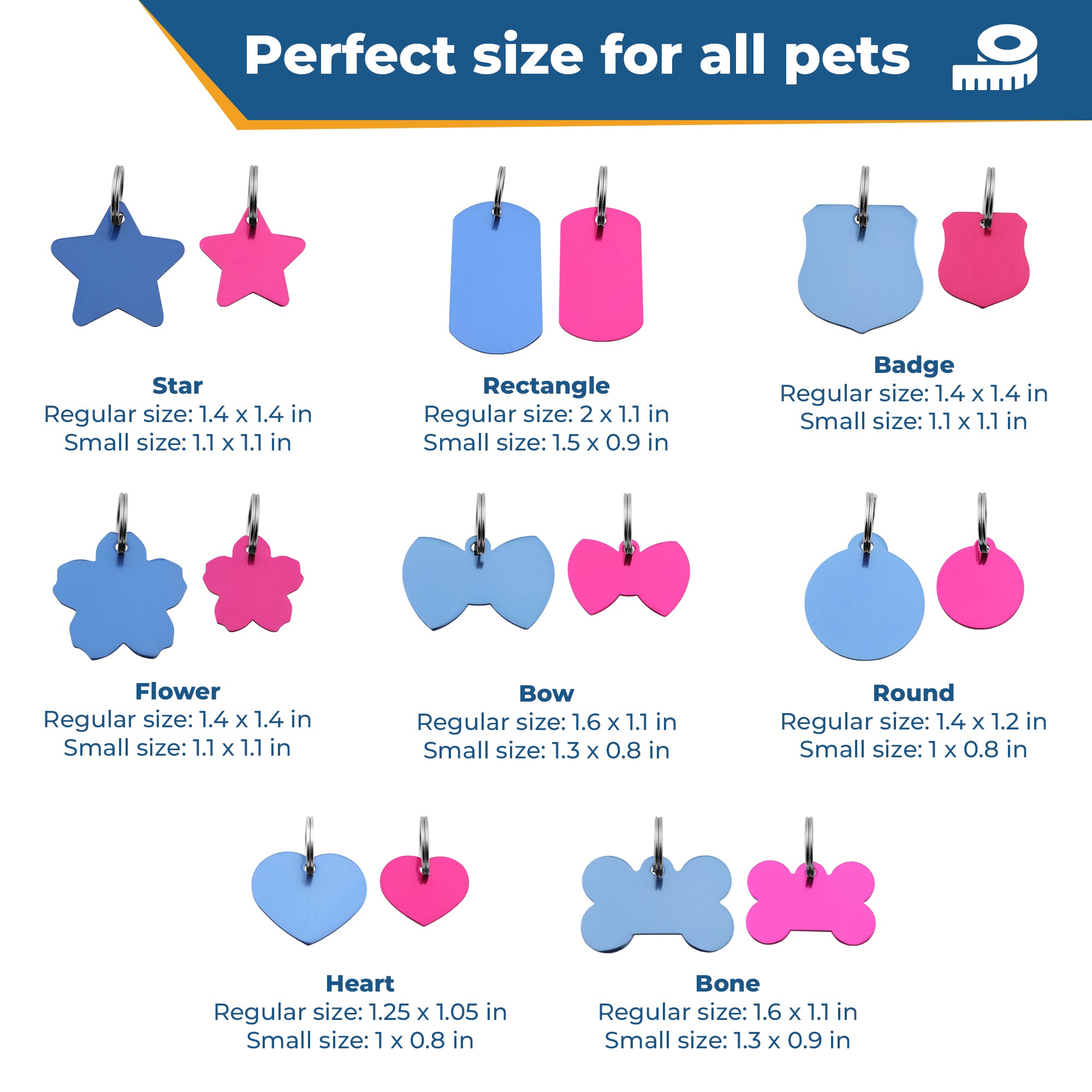gotags-bow-tie-pet-id-tag-lightweight-aluminum-double-sided-engraving image 5