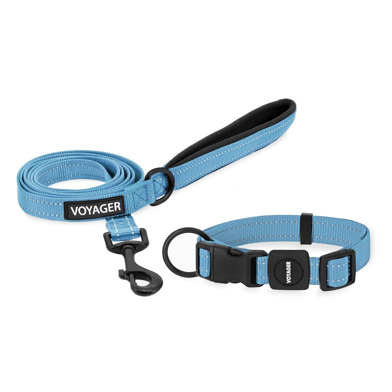 voyager-top-quality-leash-collar-sets-reflective-nylon-dog-collar-and-leash-comb image 6