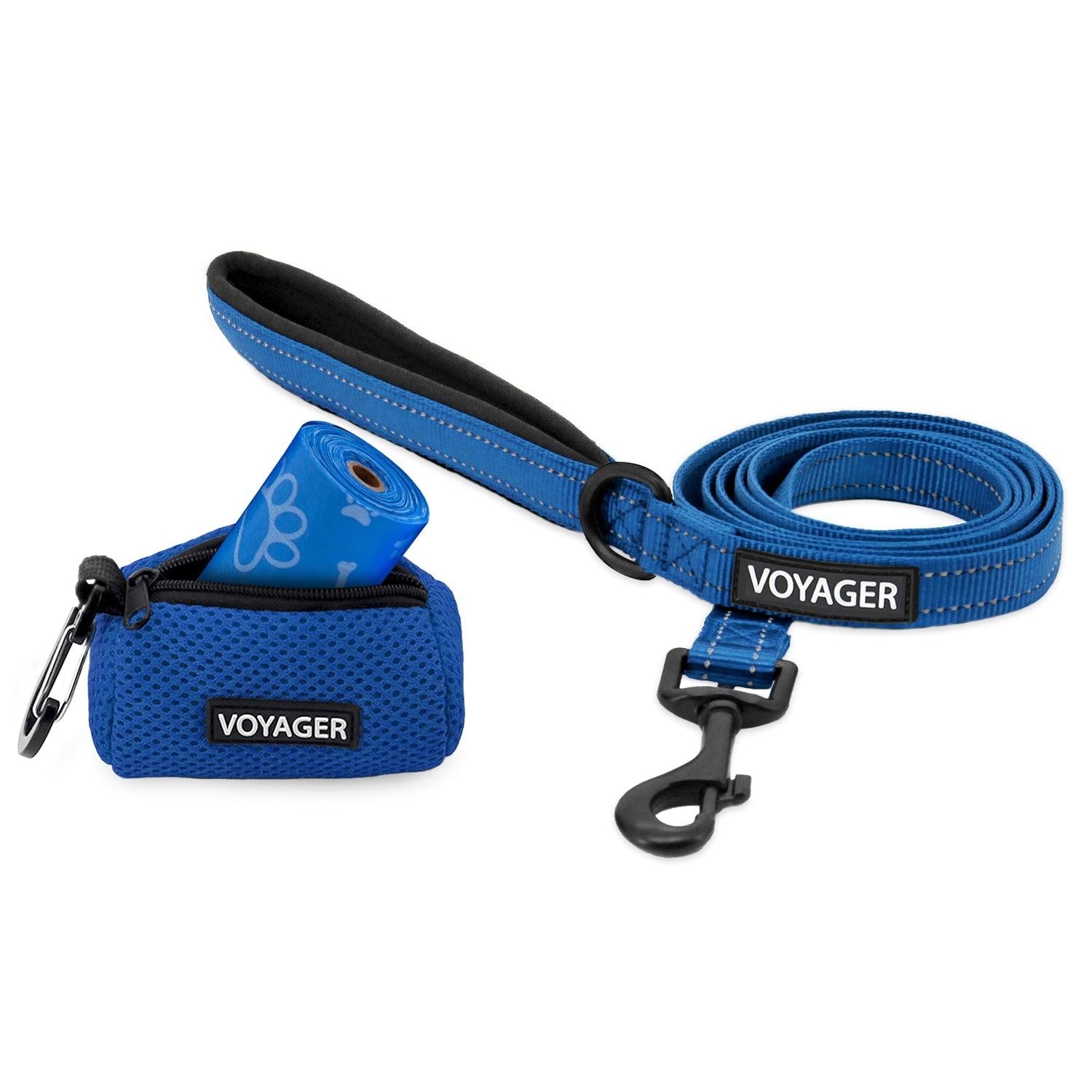 voyager-reflective-leash-with-waste-bag-dispenser image 4