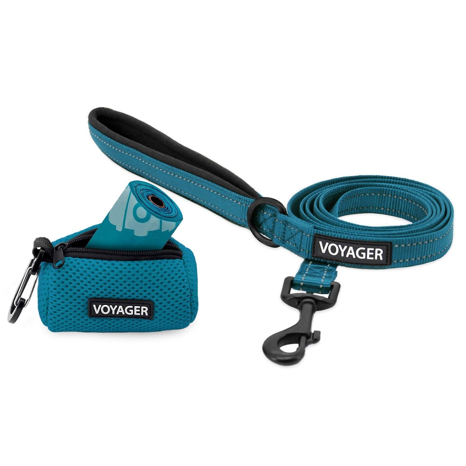 voyager-reflective-leash-with-waste-bag-dispenser image 7