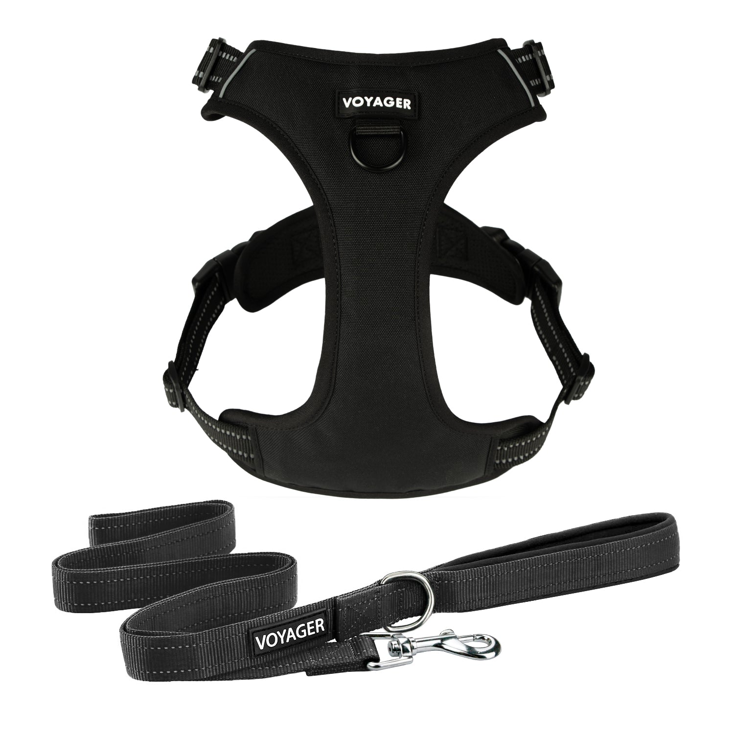 voyager-dual-attachment-dog-harness-leash-set-no-pull-control-with-front-and-bac image 1