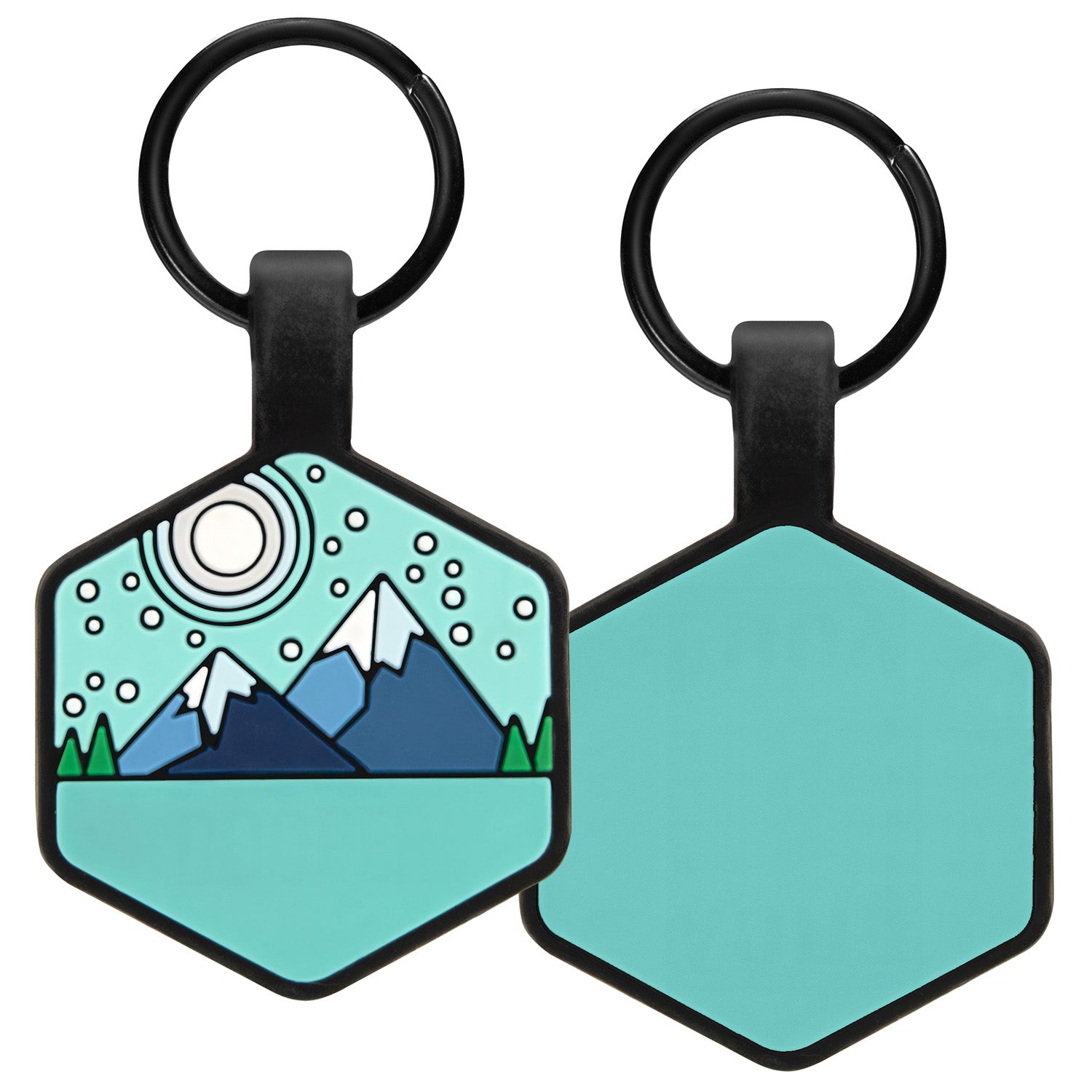 gotags-hexagon-silent-silicone-dog-id-tag-7-designs-silent-personalized image 2