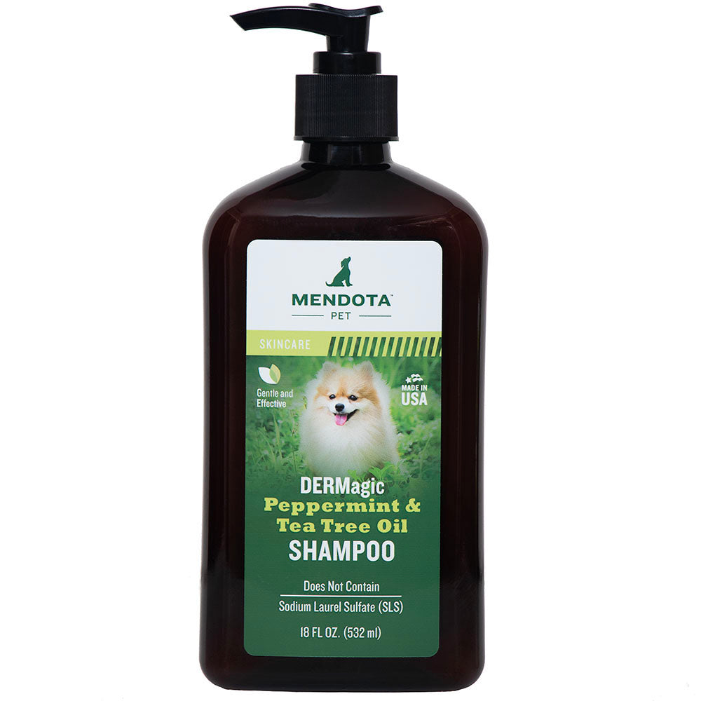 dermagic-peppermint-tea-tree-oil-shampoo-for-dogs-bonus-size-18-oz image 1