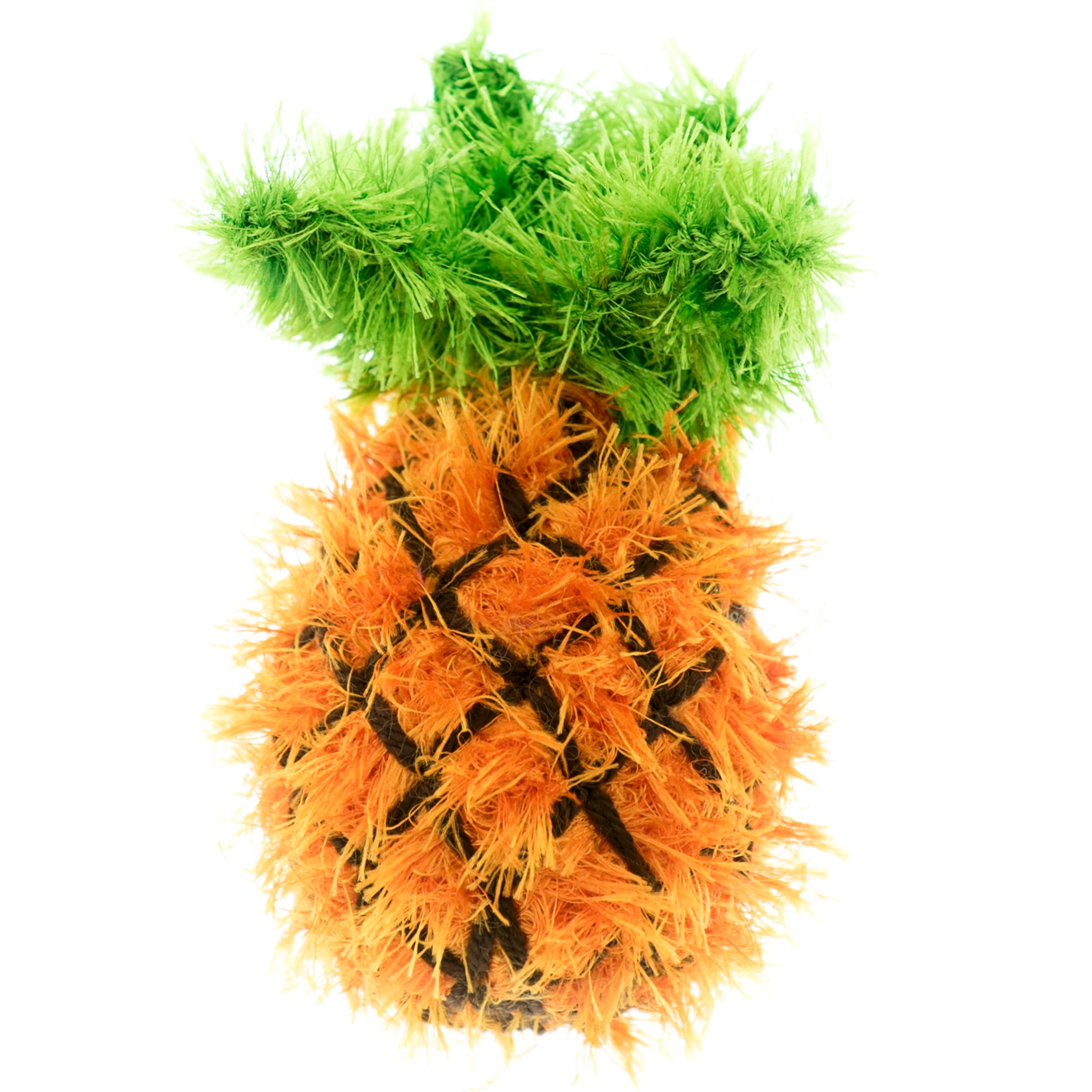 oomaloo-handmade-pineapple-squeaky-dog-toy-closeout image 1