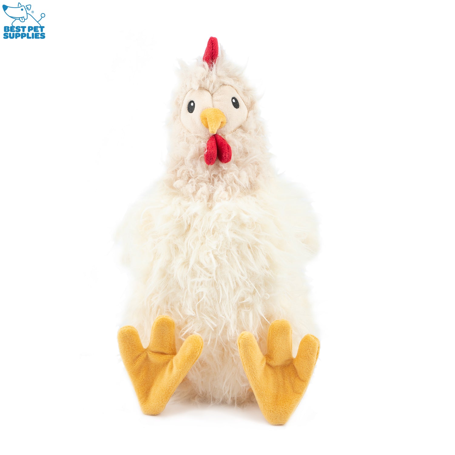 voyager-crinkle-chicken-stuffless-dog-toy image 1