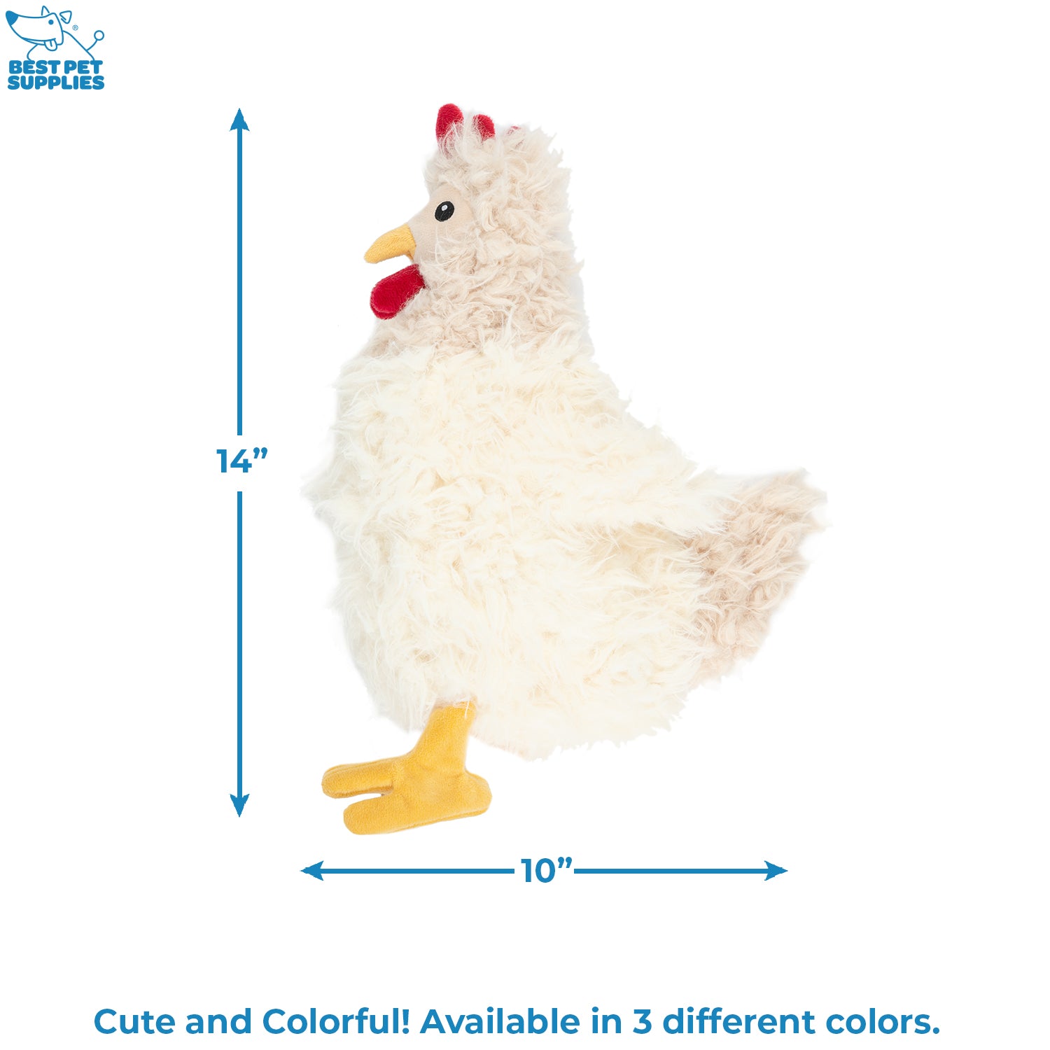 voyager-crinkle-chicken-stuffless-dog-toy image 3