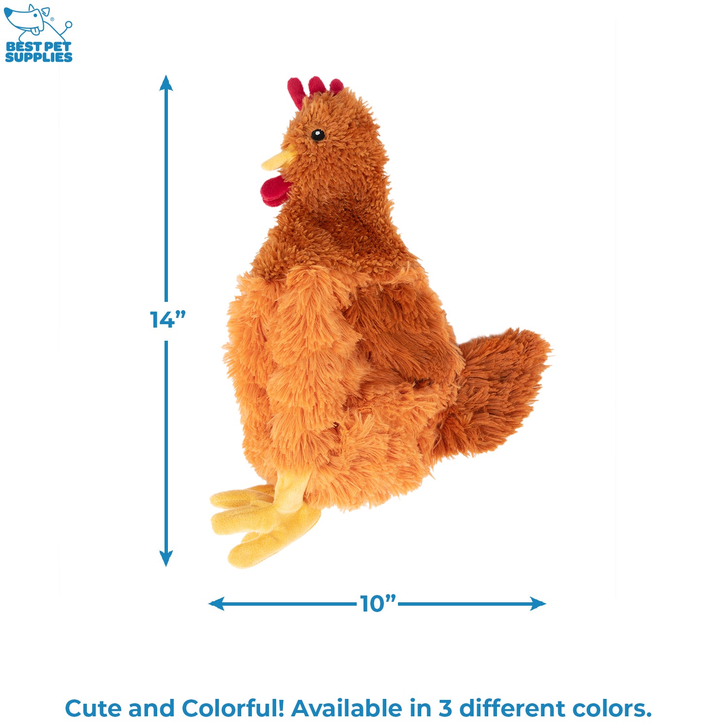 voyager-crinkle-chicken-stuffless-dog-toy image 7