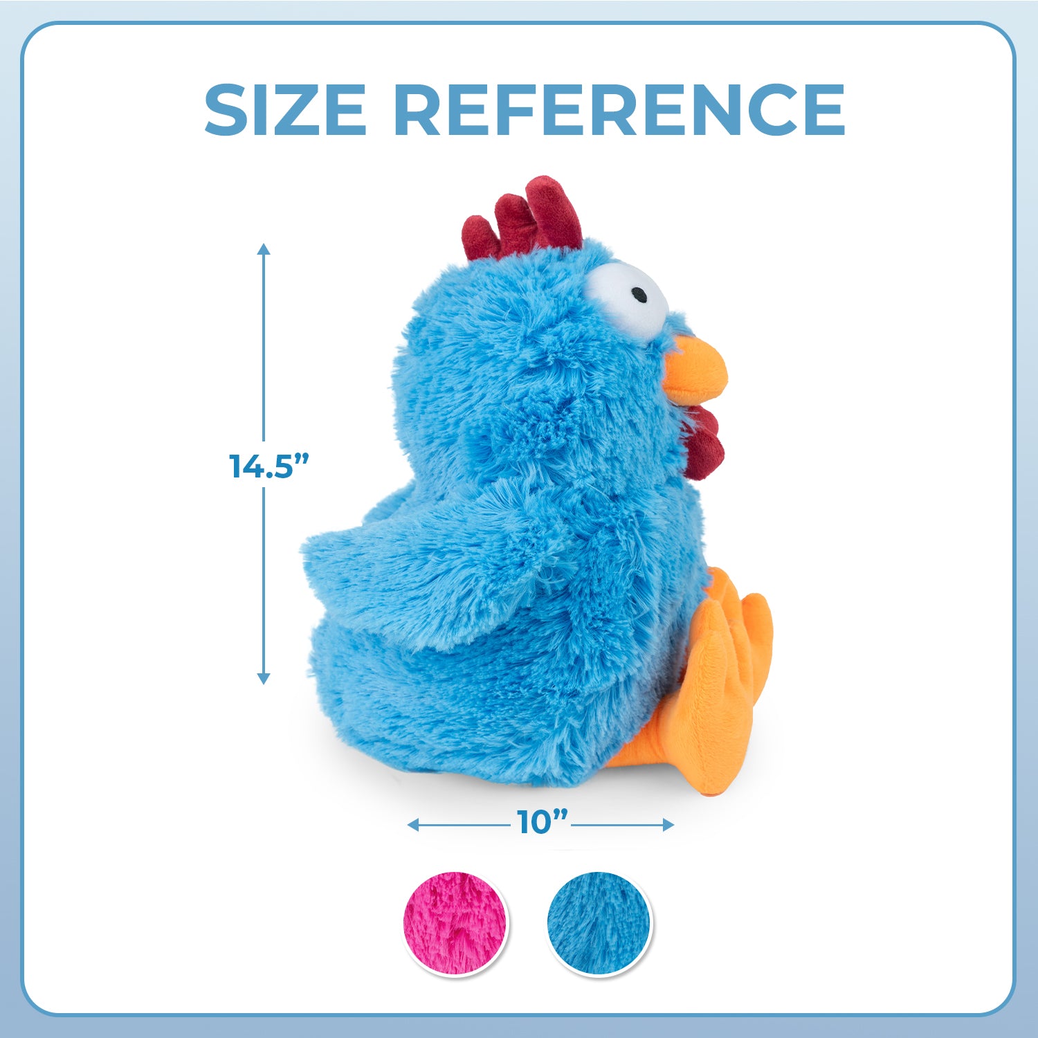 voyager-mrs-cluck-squeaky-plush-dog-toy-soft-chicken-plush-with-squeaker image 6