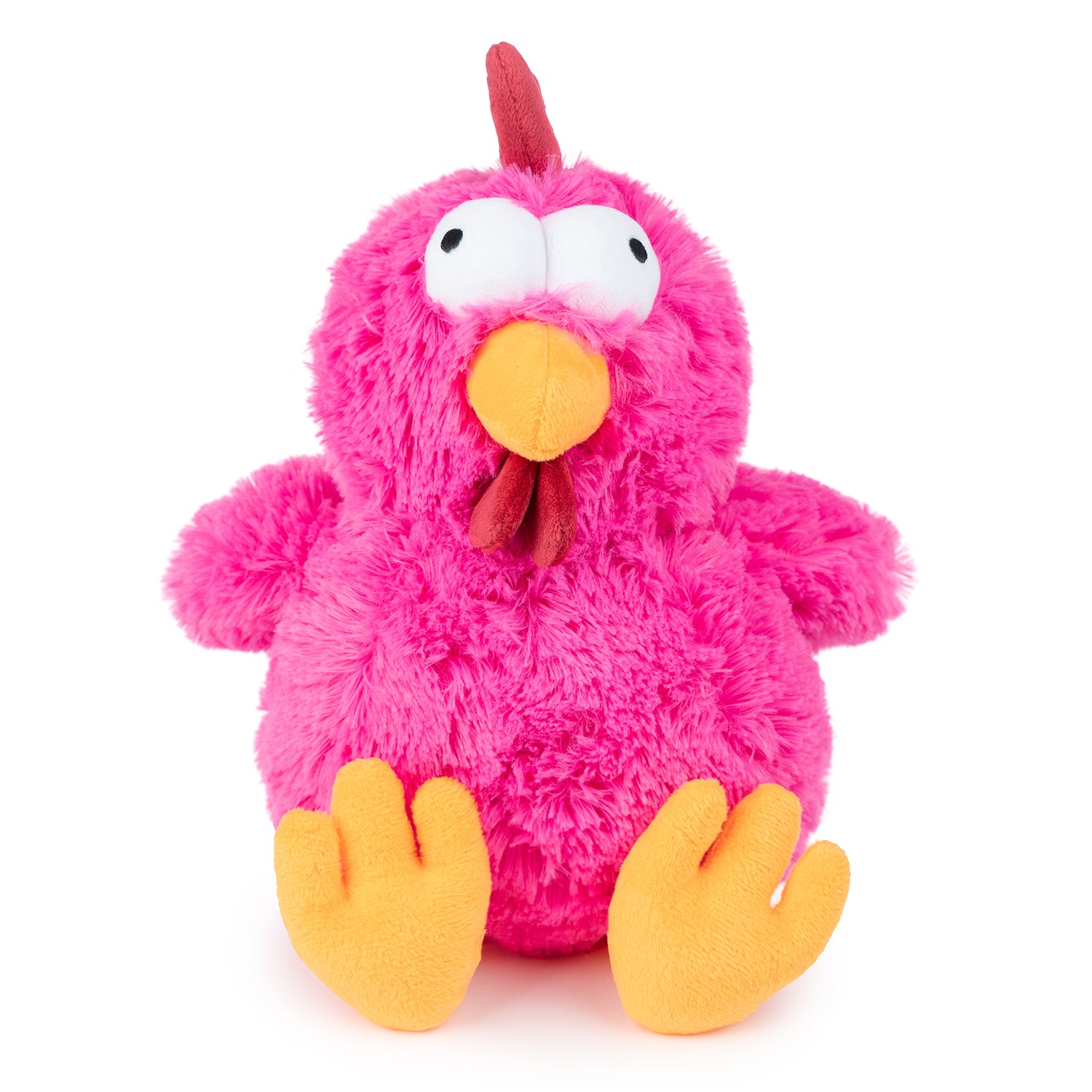 voyager-mrs-cluck-squeaky-plush-dog-toy-soft-chicken-plush-with-squeaker image 2